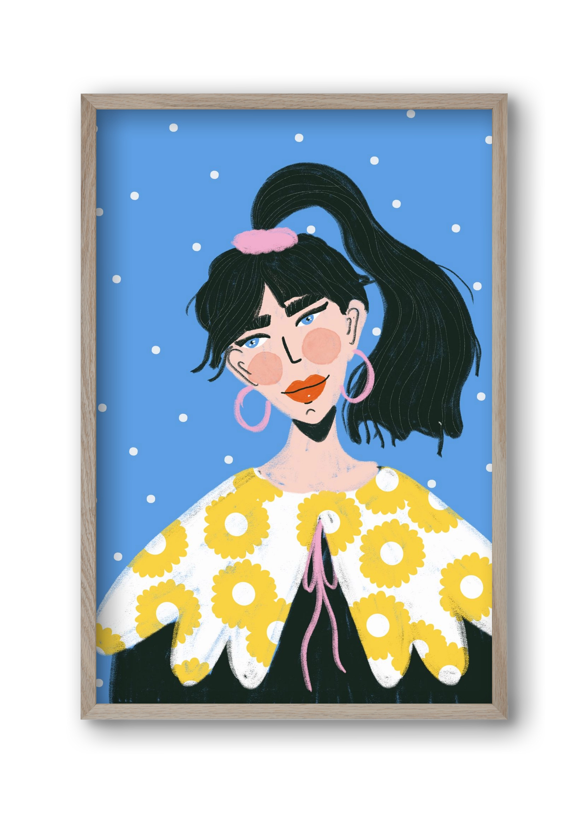 Big Energy , 30x45 cm (30x45 cm), Tölgy keret