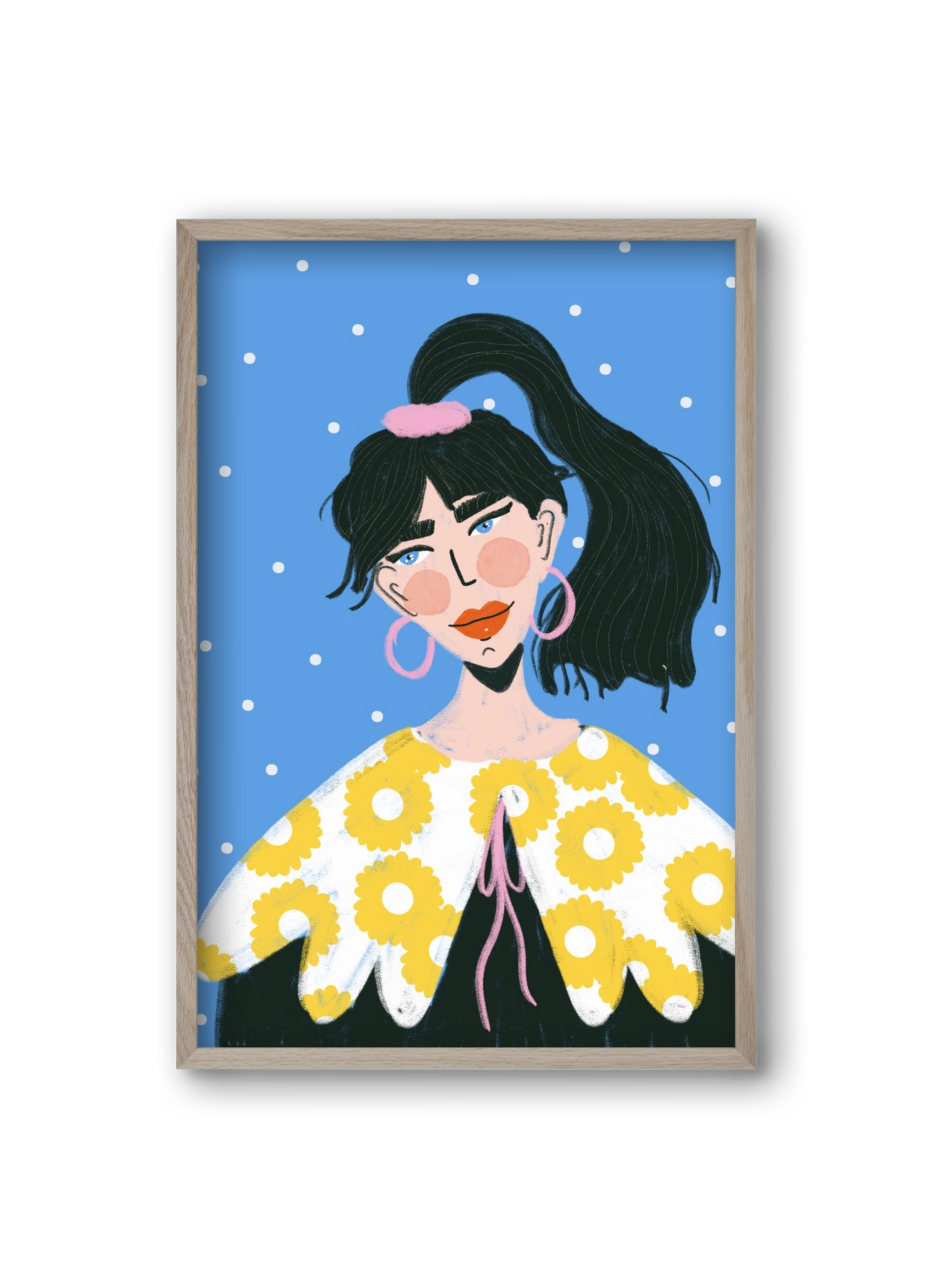 Big Energy , 20x30 cm (20x30 cm), Tölgy keret