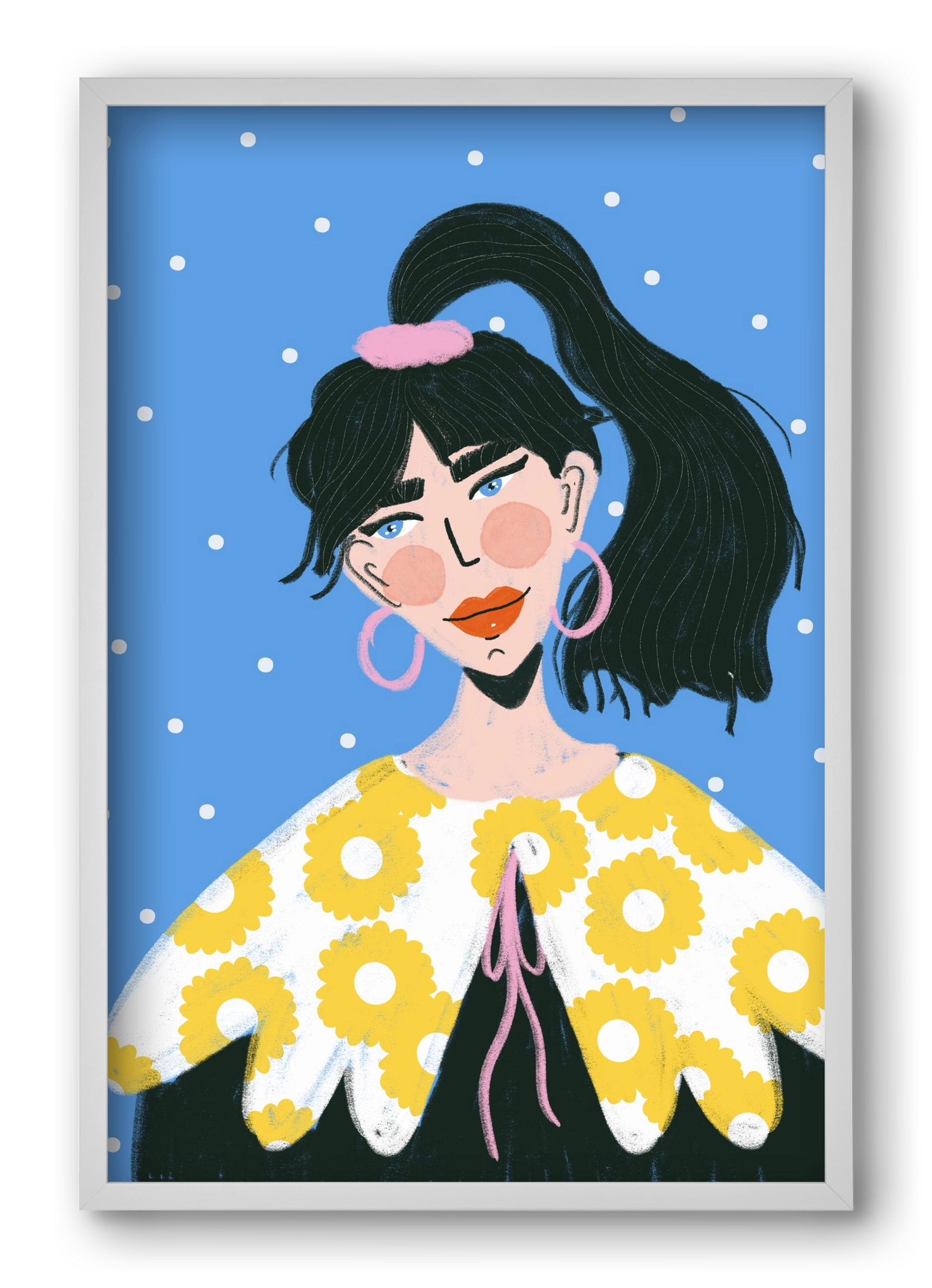 Big Energy , 40x60 cm (40x60 cm), Fehér keret