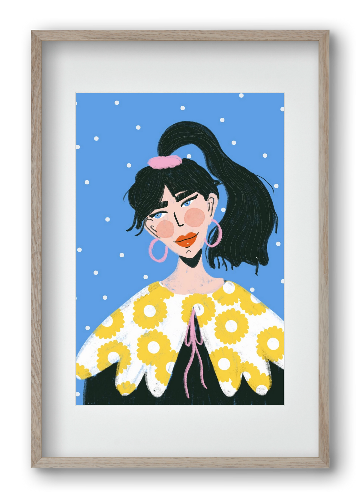 Big Energy , 40x60 cm (30x45 cm), Tölgy keret, paszpartuval