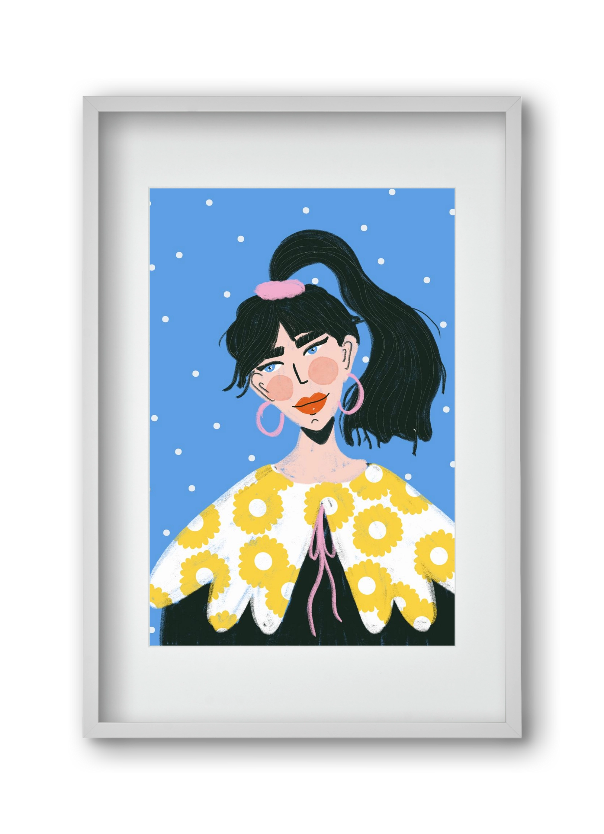 Big Energy , 30x45 cm (20x30 cm), Fehér keret, paszpartuval