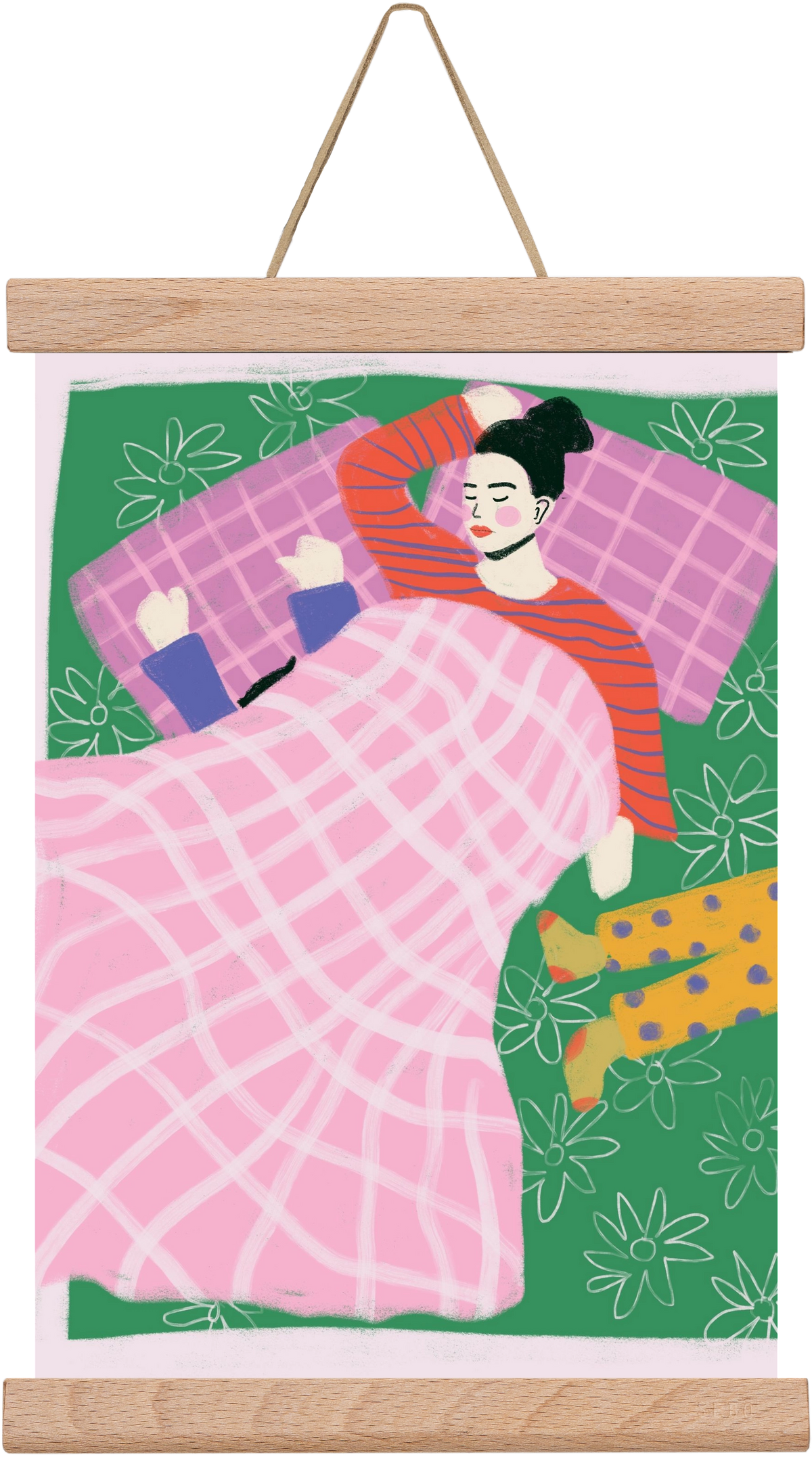 Tired Mom Club , 20x30 cm (20x30 cm), Tölgy akasztó