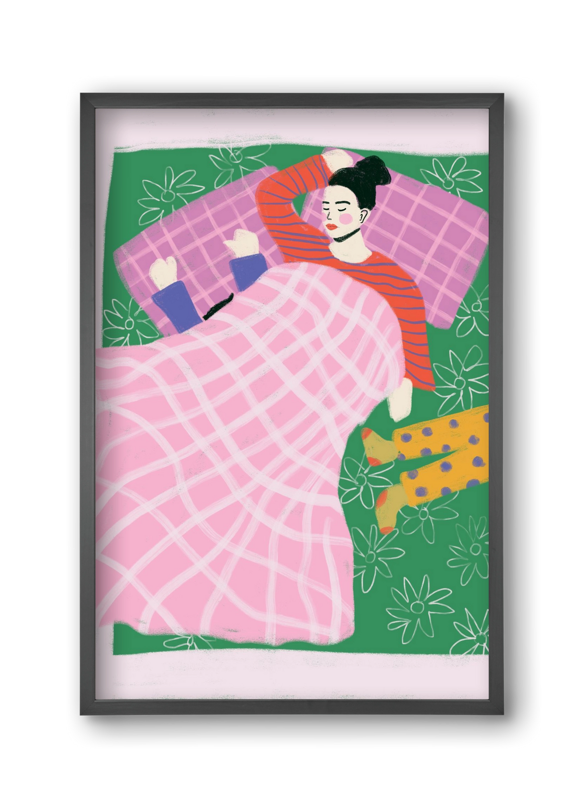 Tired Mom Club , 30x45 cm (30x45 cm), Fekete keret