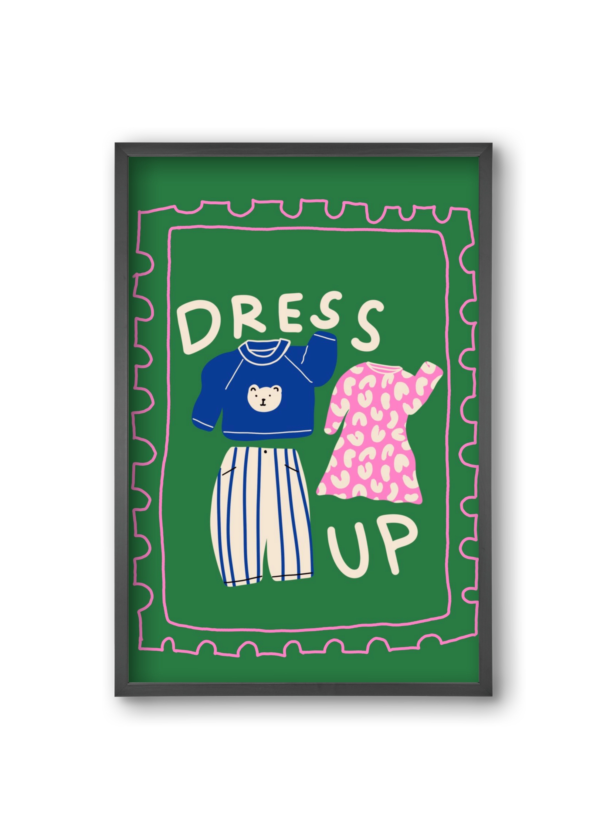 Dress Up, 20x30 cm (20x30 cm), Fekete keret