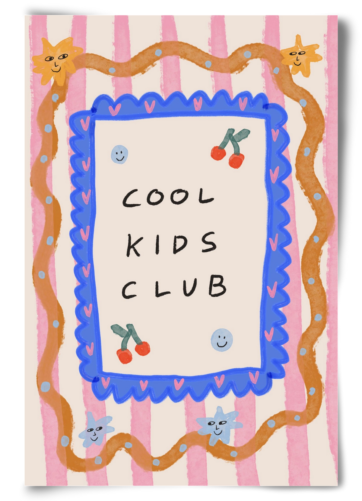Cool Kids Club , 60x90 cm, Keret nélkül