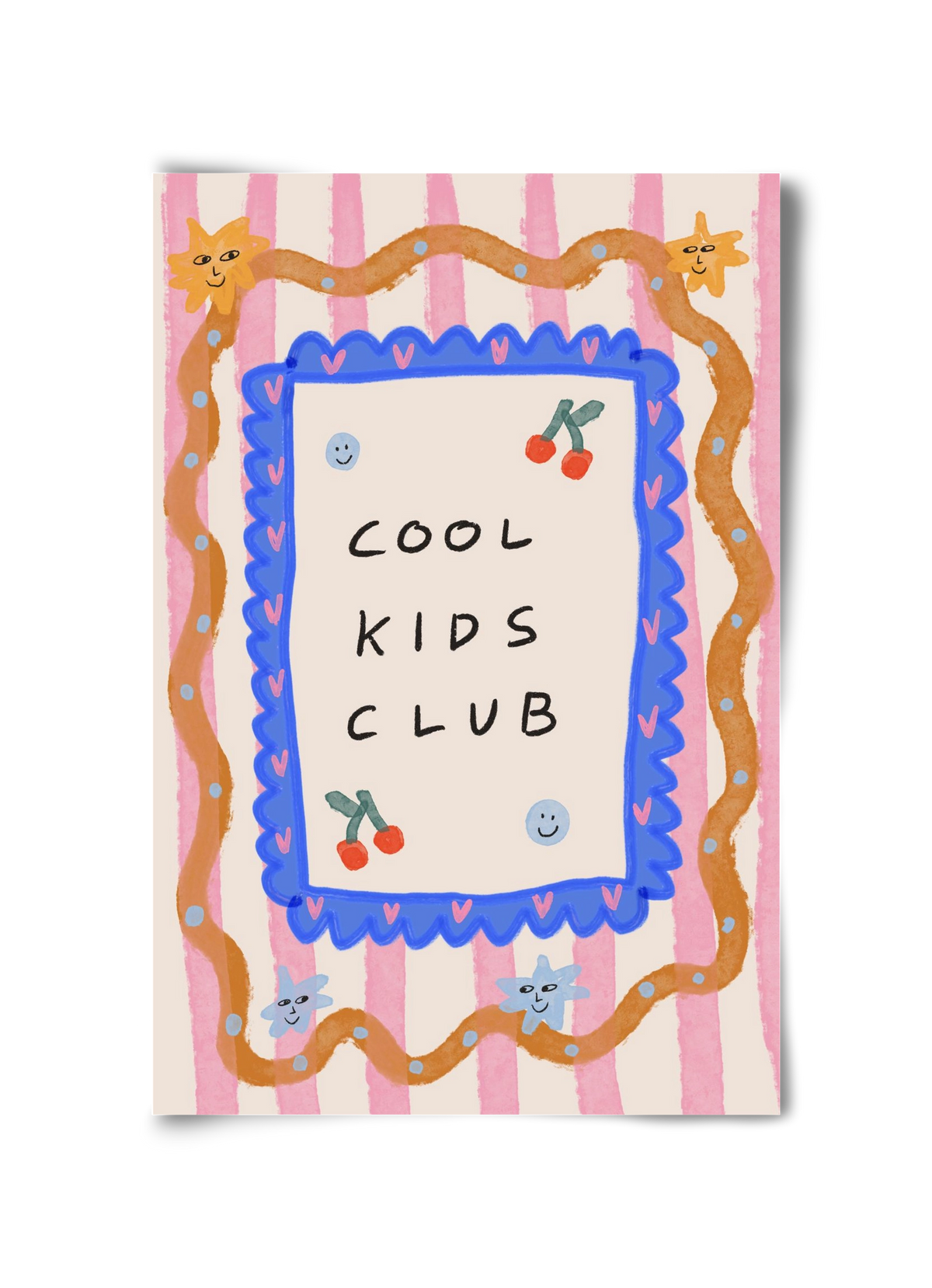 Cool Kids Club , 30x45 cm, Keret nélkül