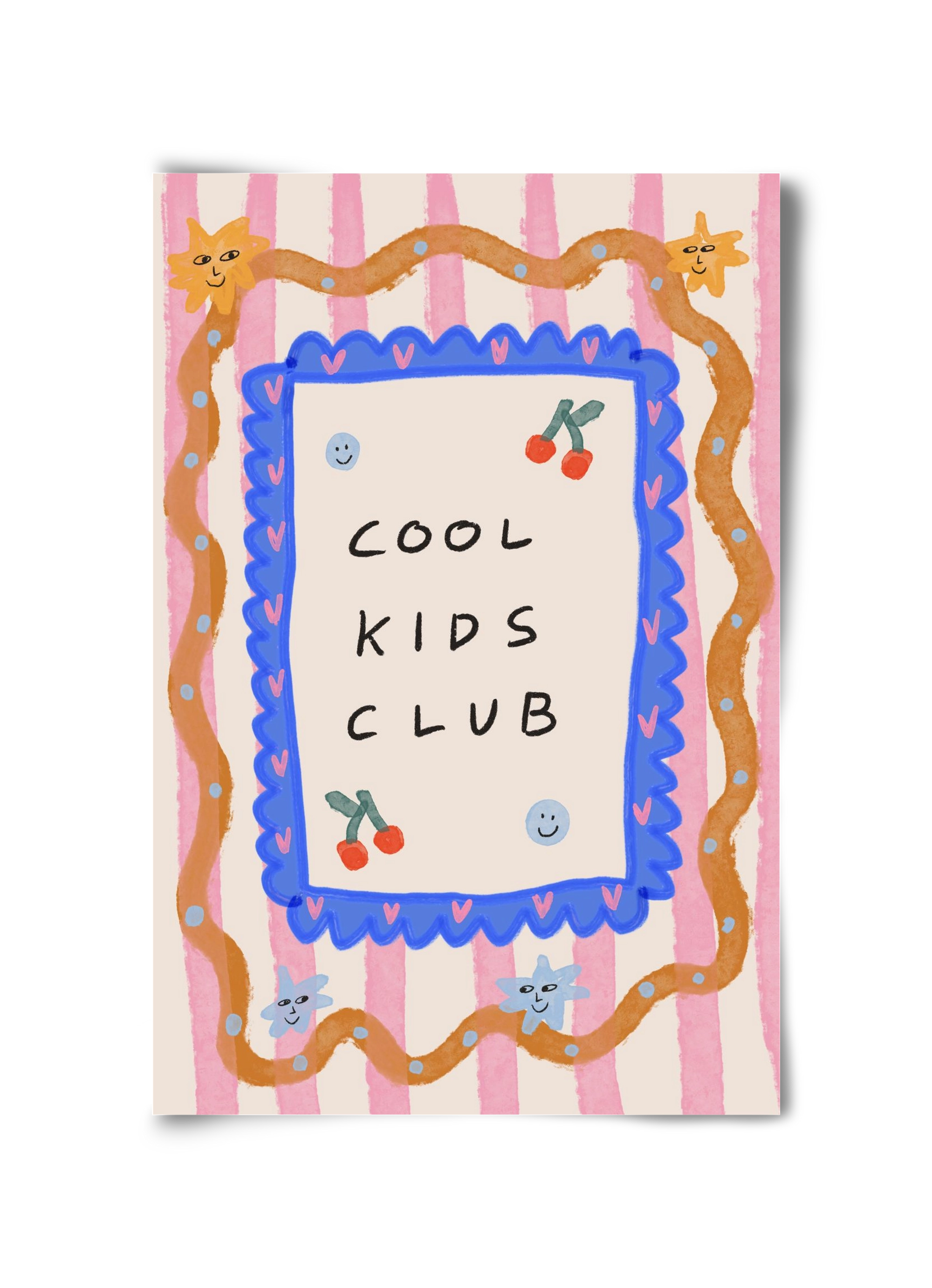 Cool Kids Club , 30x45 cm, Keret nélkül