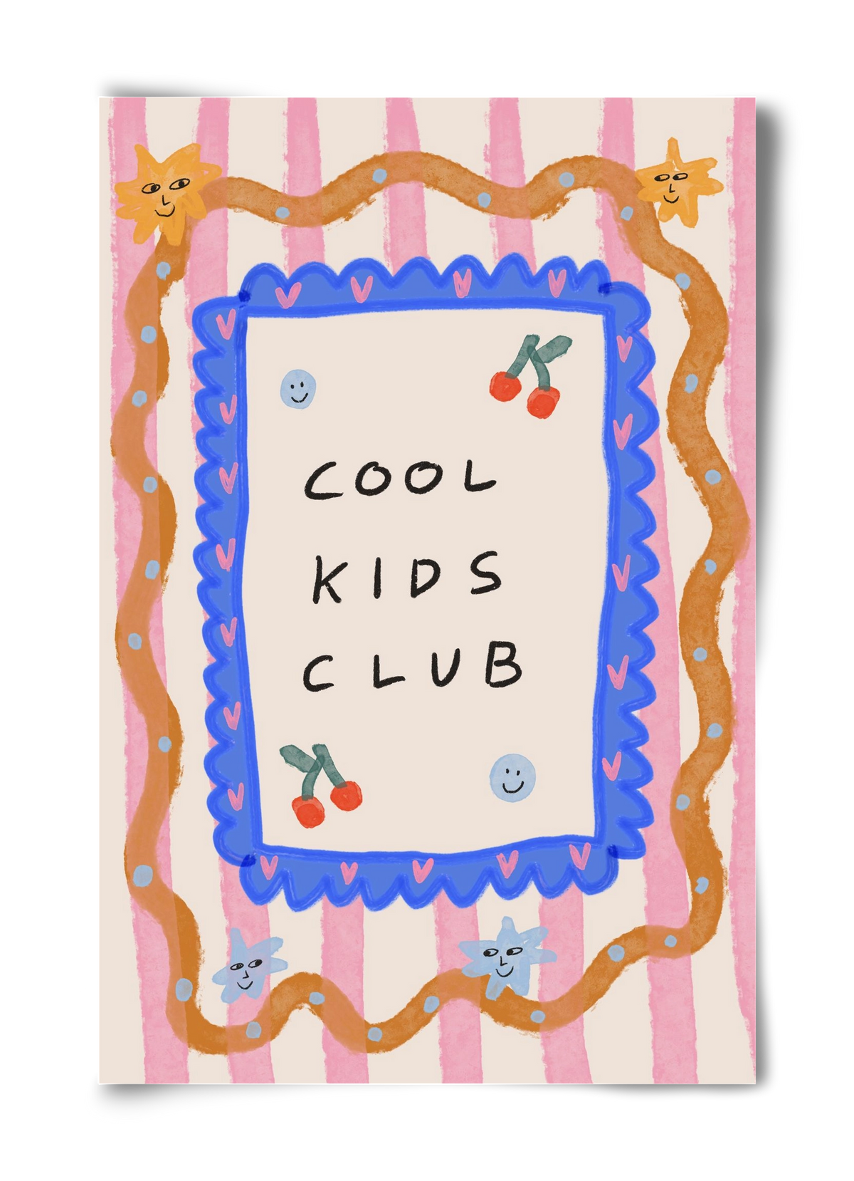 Cool Kids Club , 40x60 cm, Keret nélkül