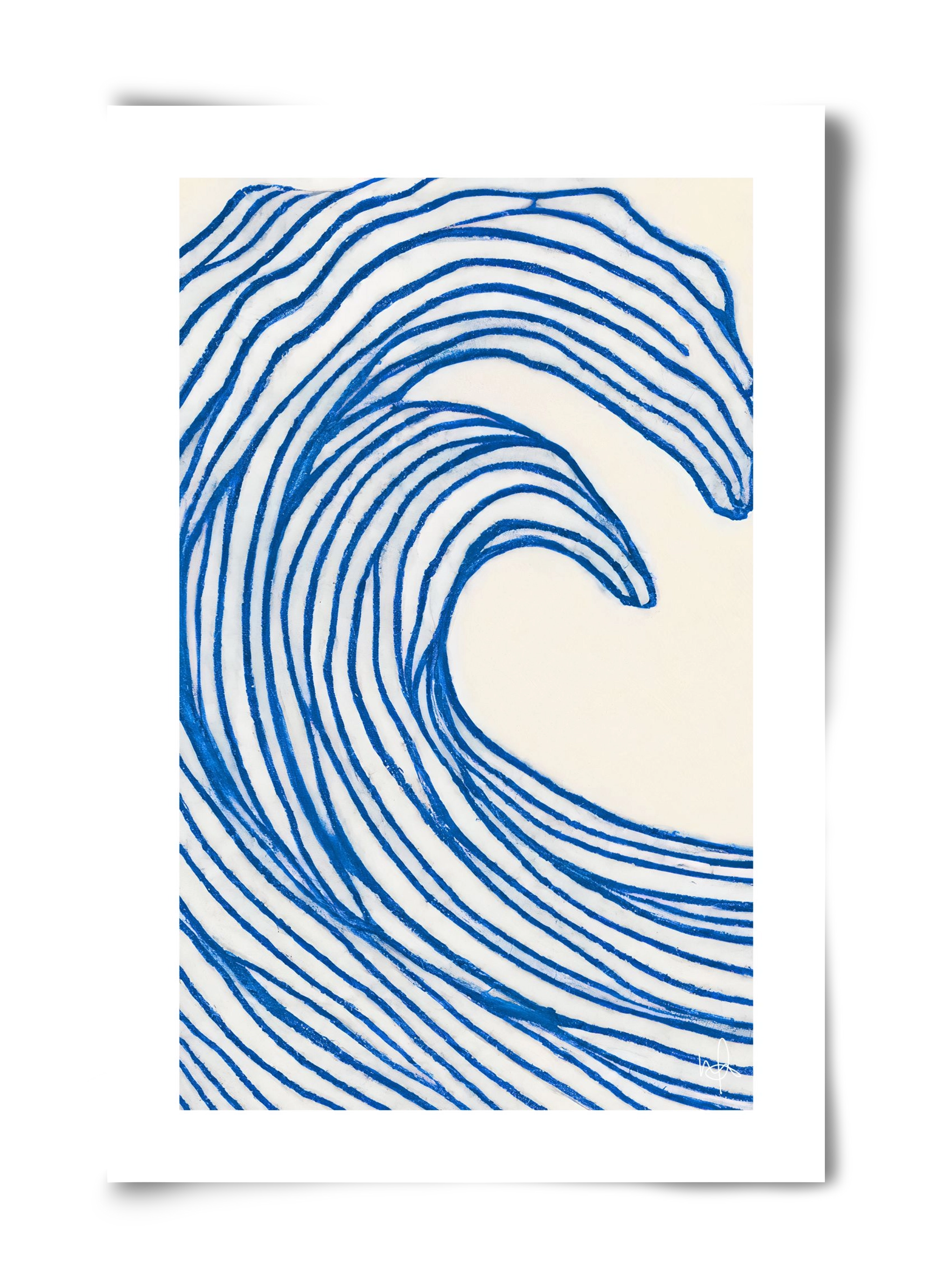 Wavy lines , 40x60 cm, Keret nélkül