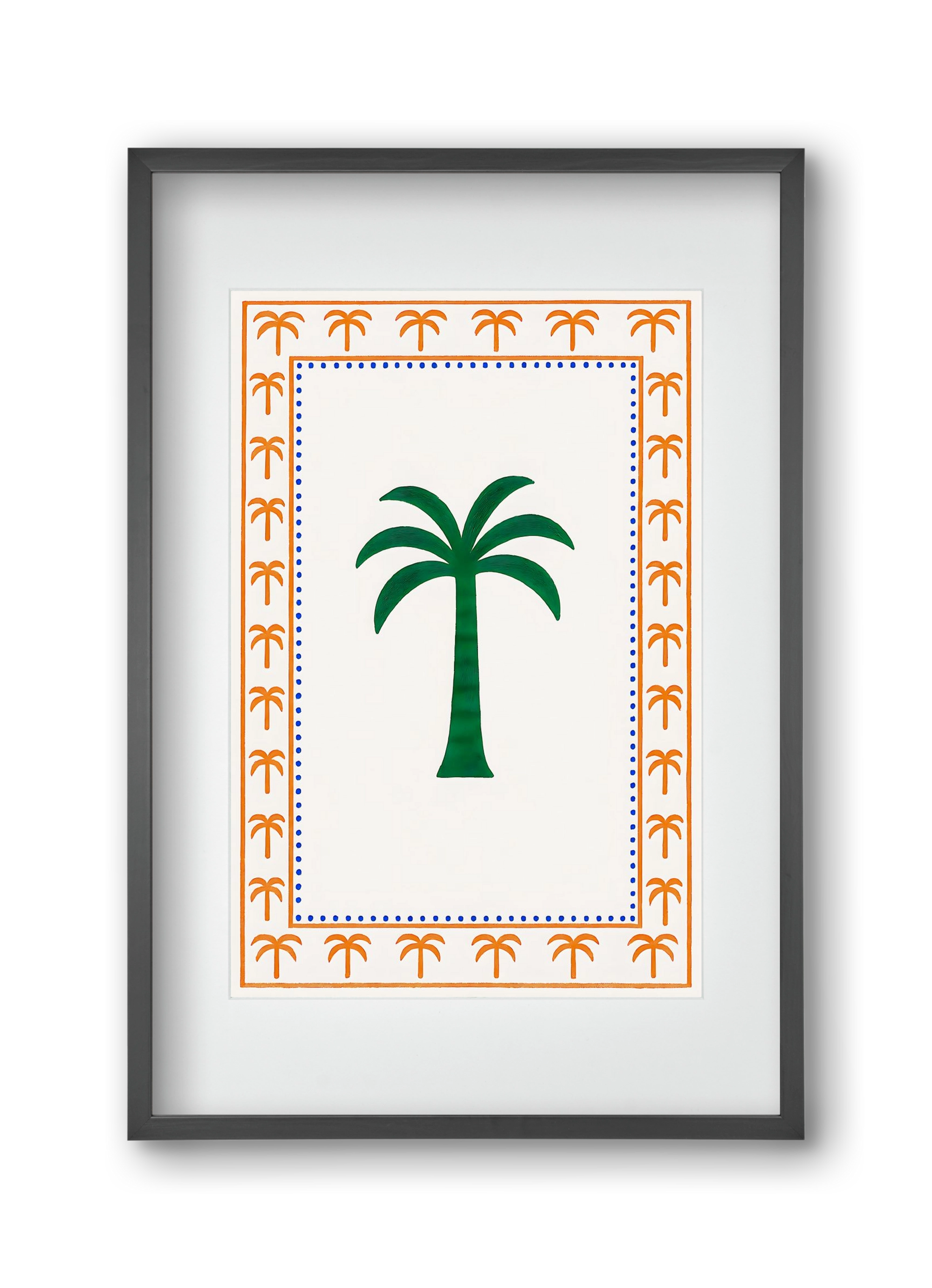 Palma collection 2 , 30x45 cm (20x30 cm), Fekete keret, paszpartuval