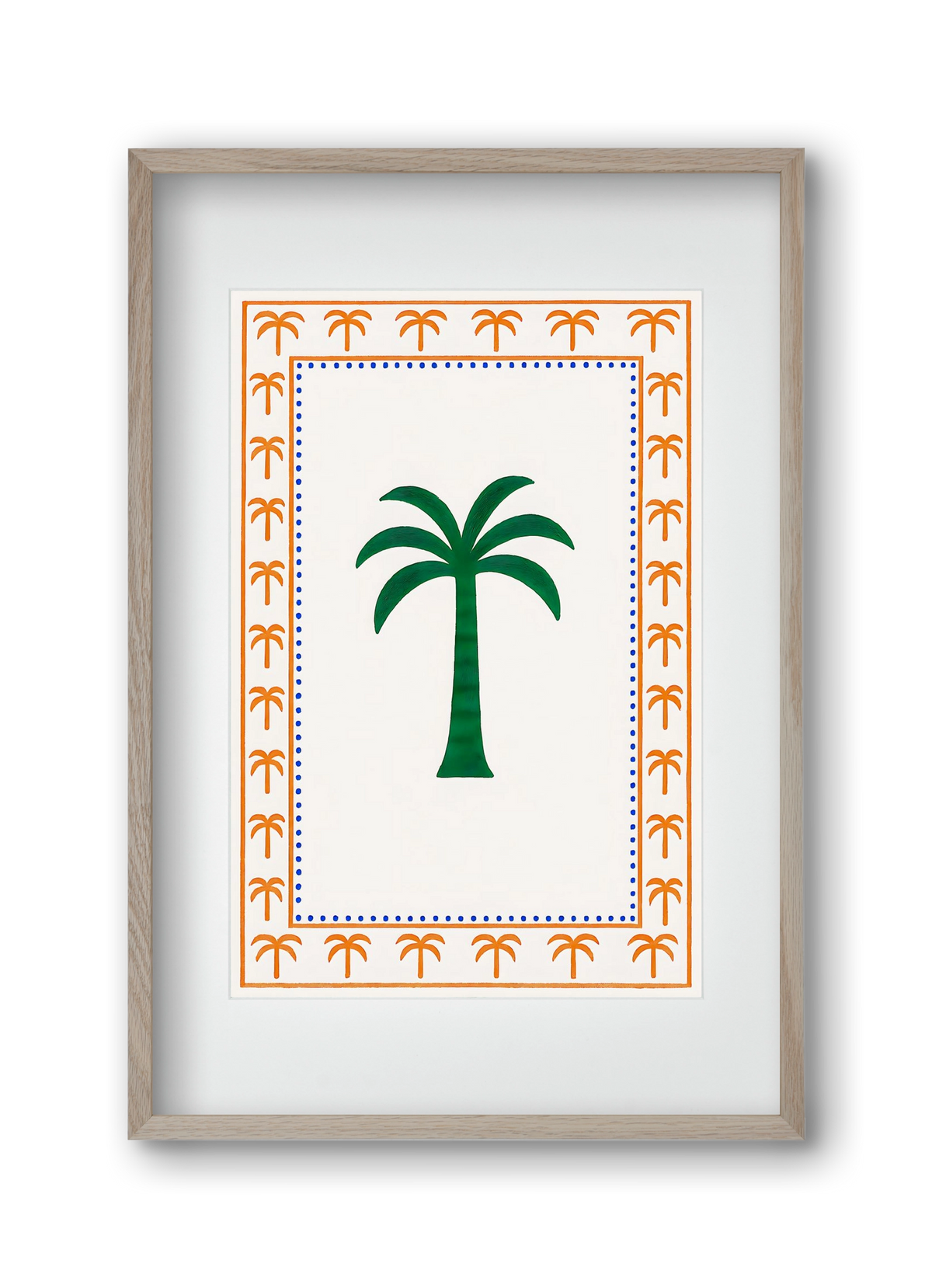 Palma collection 2 , 30x45 cm (20x30 cm), Tölgy keret, paszpartuval