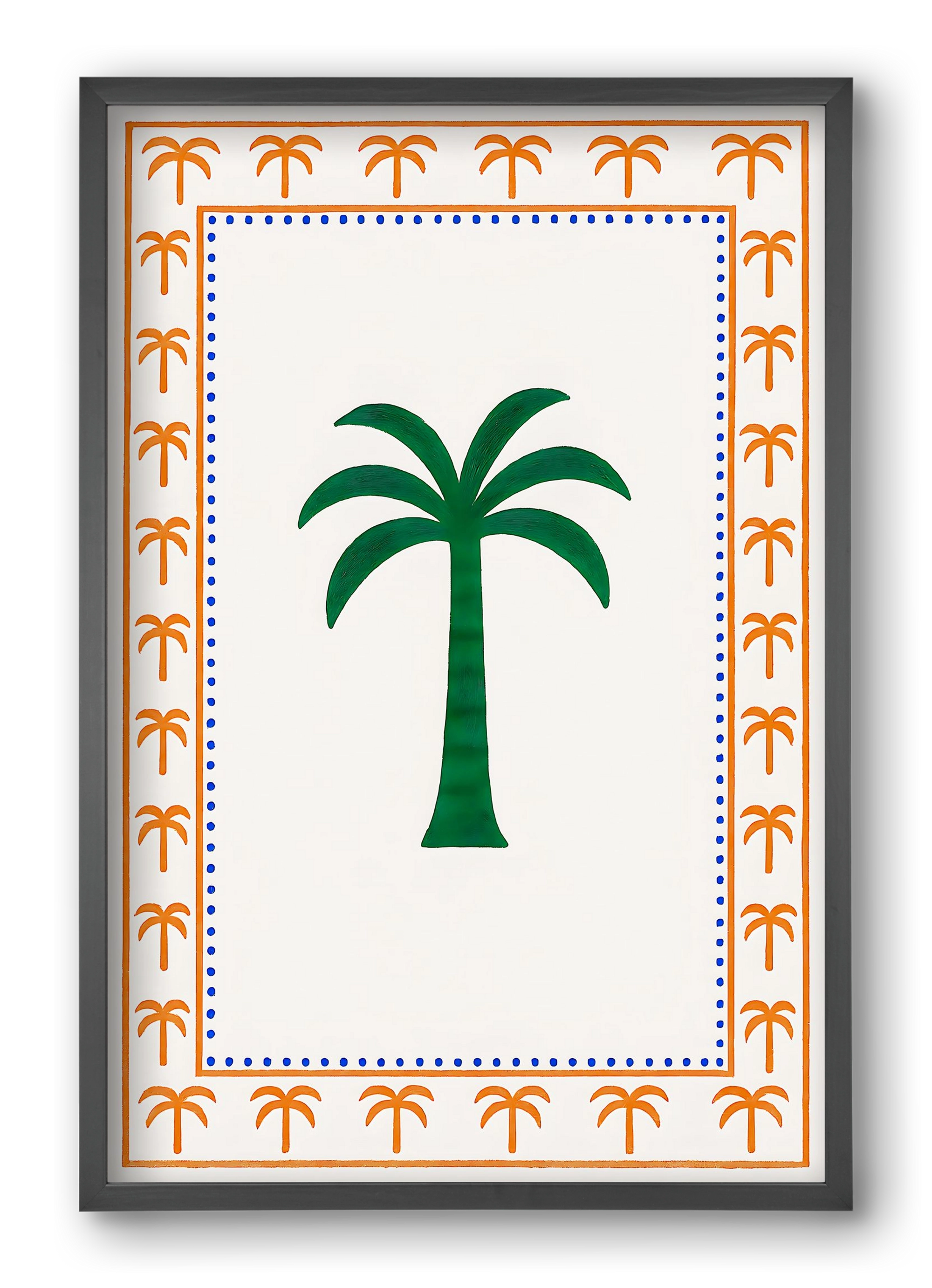 Palma collection 2 , 40x60 cm (40x60 cm), Fekete keret