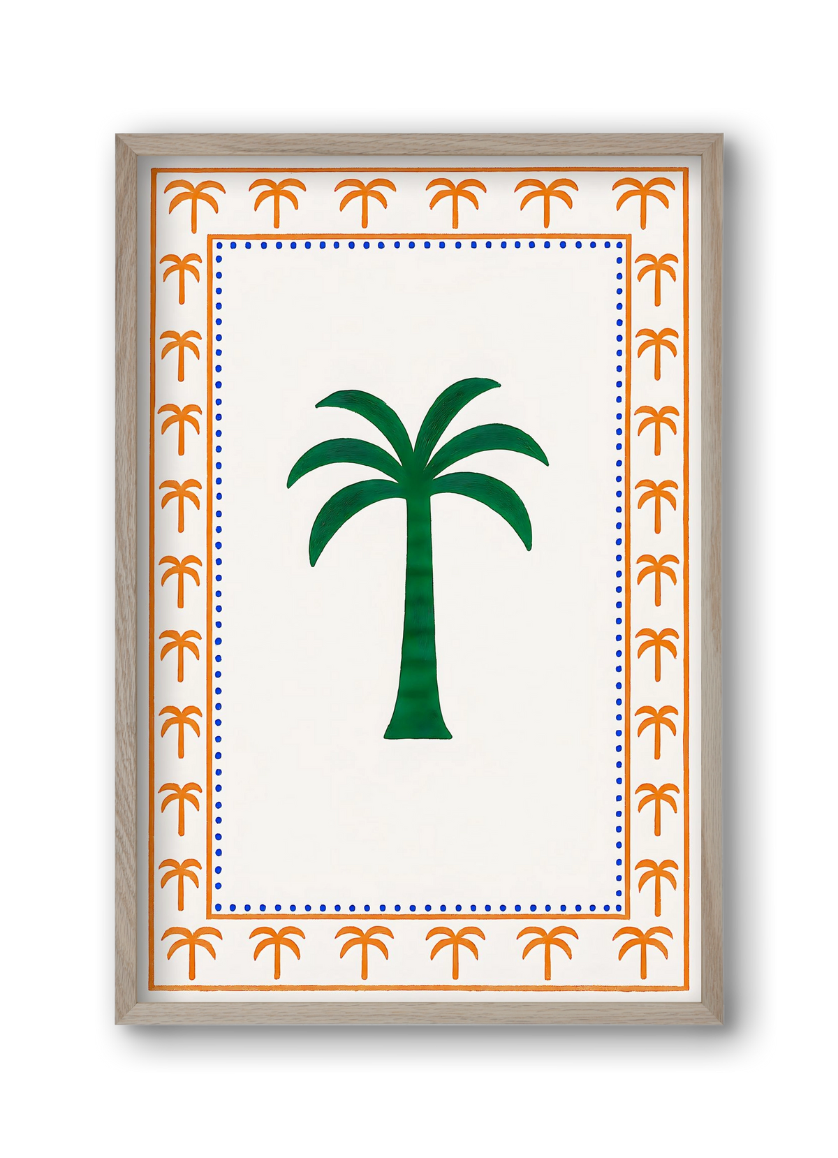 Palma collection 2 , 30x45 cm (30x45 cm), Tölgy keret