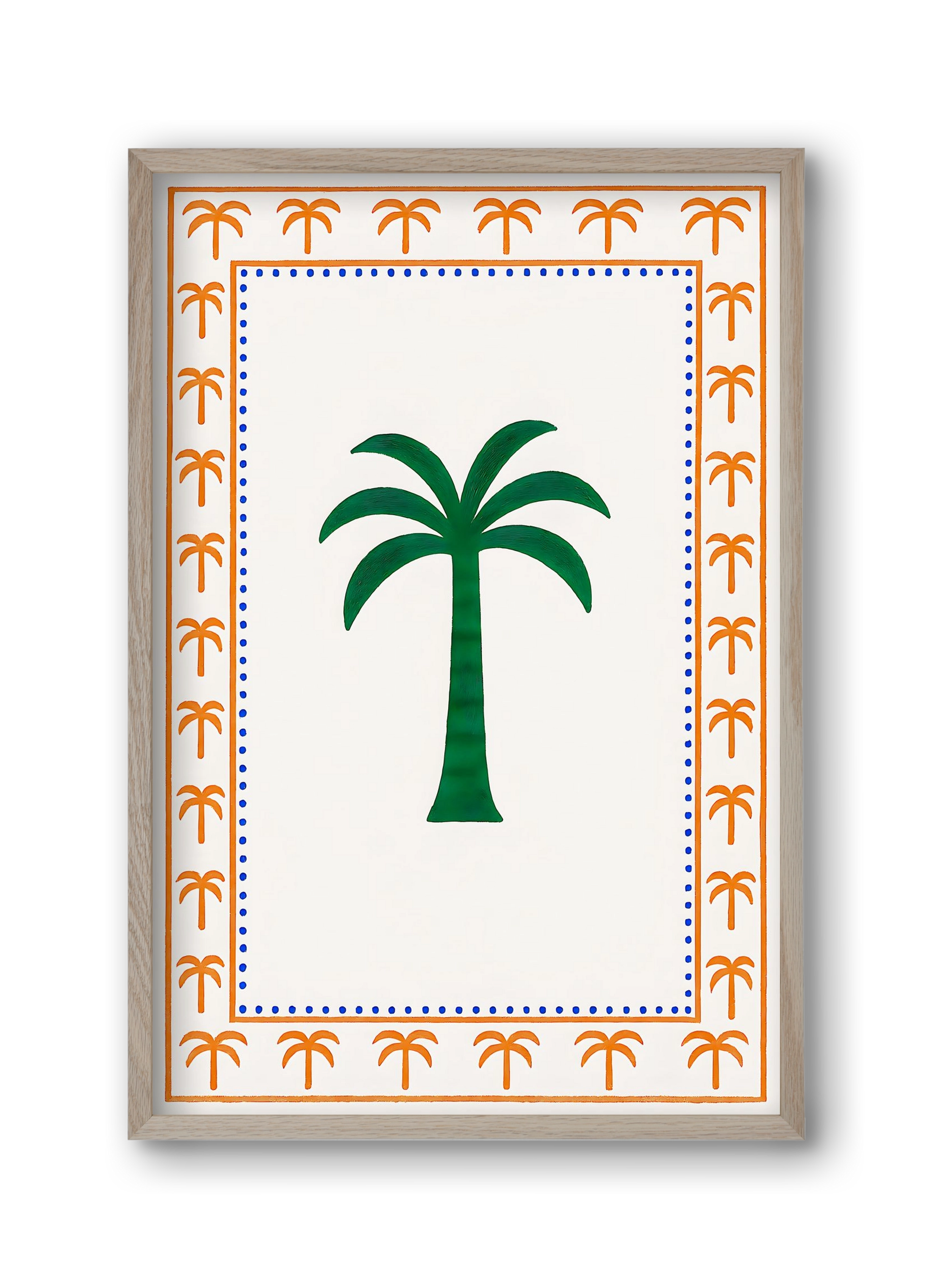 Palma collection 2 , 30x45 cm (30x45 cm), Tölgy keret