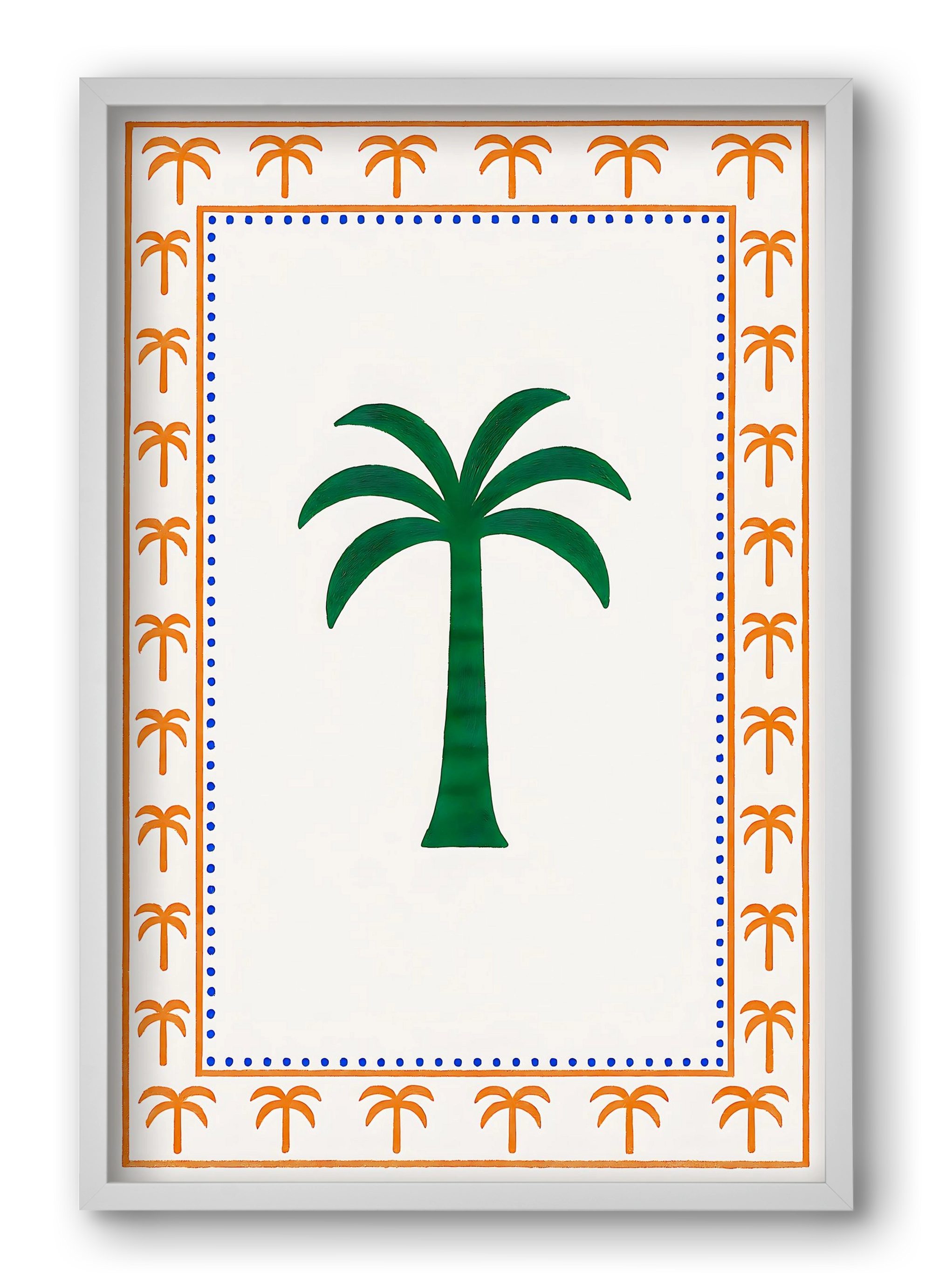 Palma collection 2 , 40x60 cm (40x60 cm), Fehér keret