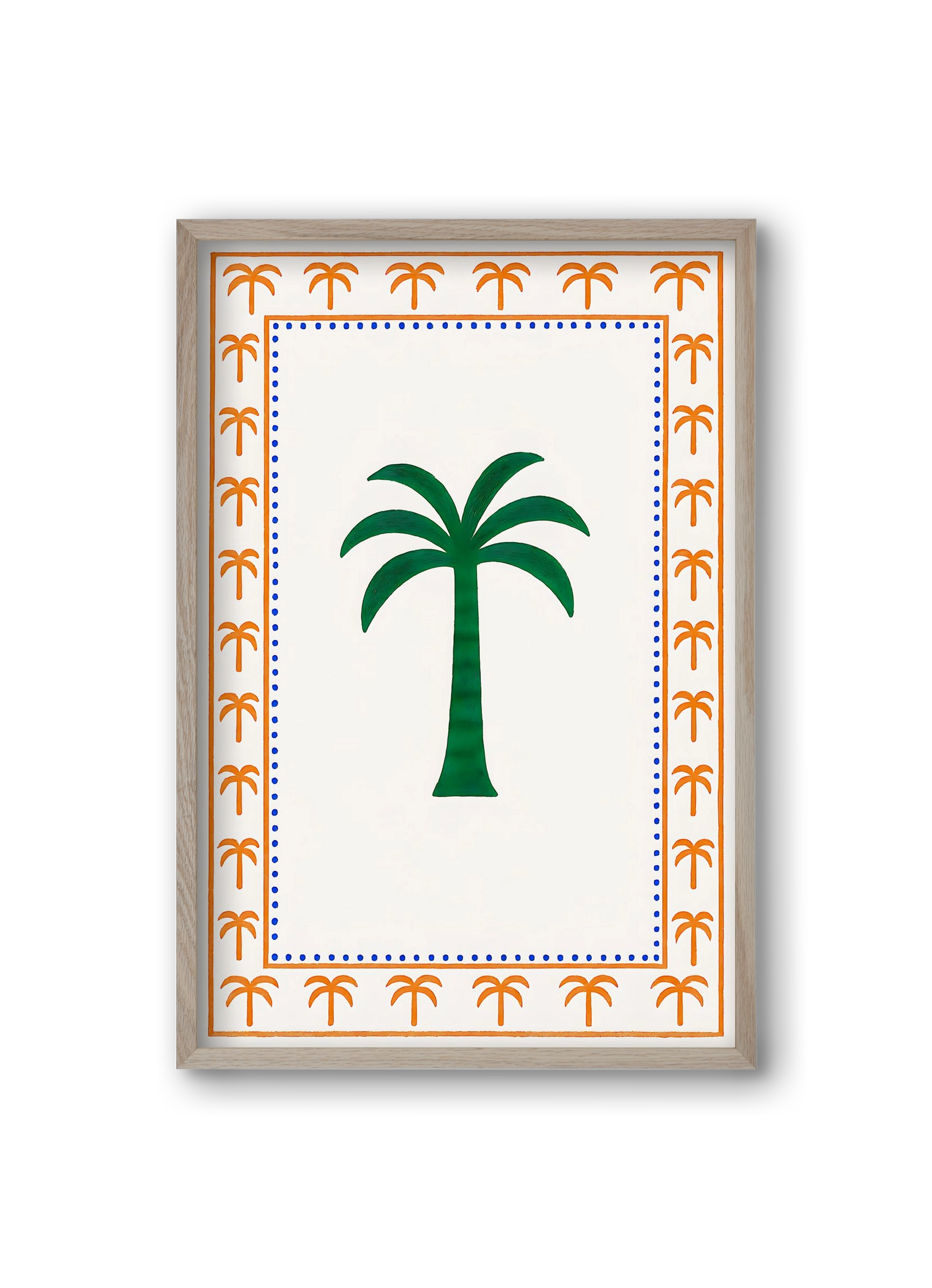 Palma collection 2 , 20x30 cm (20x30 cm), Tölgy keret