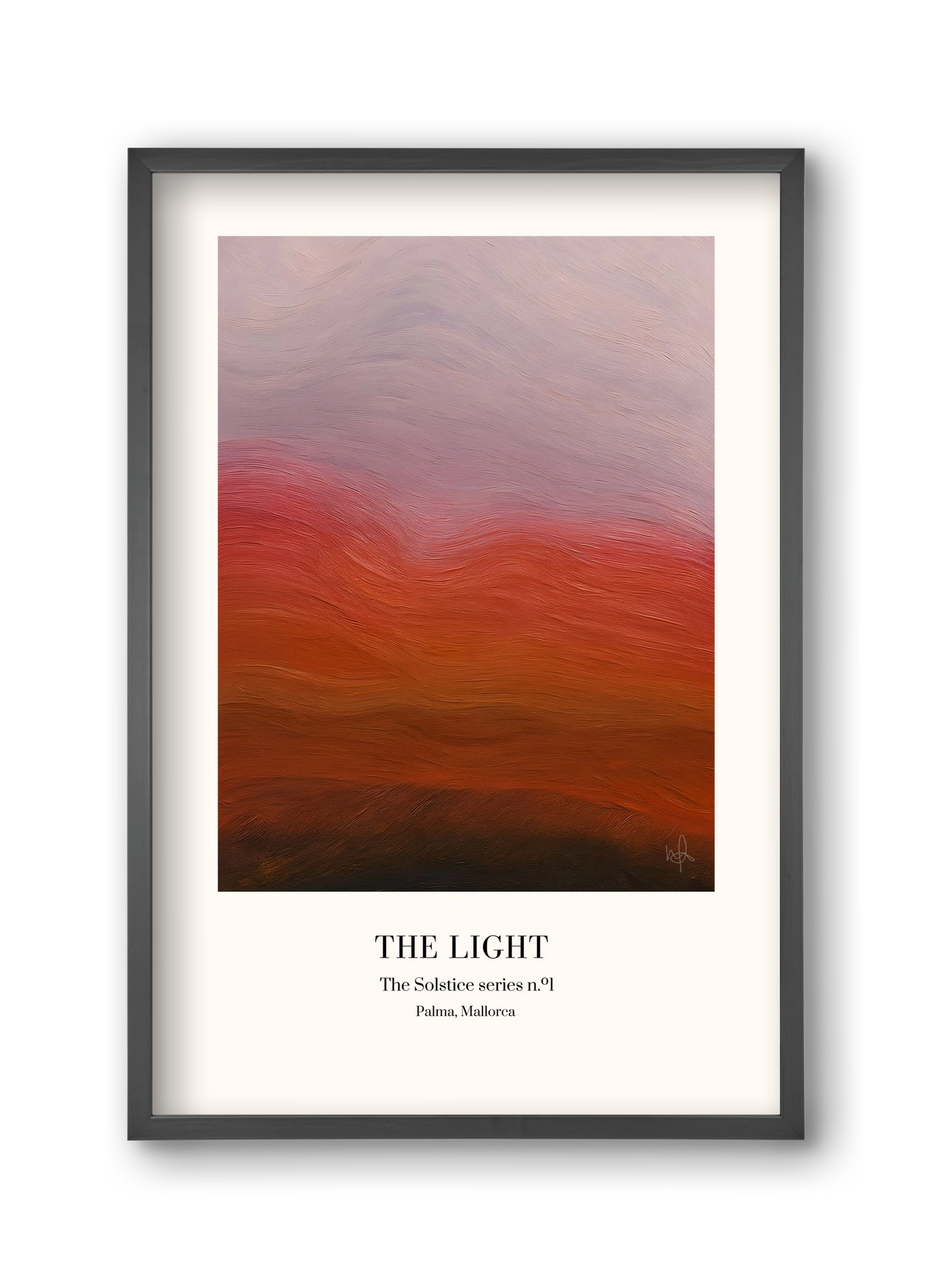 The Light, 30x45 cm (30x45 cm), Fekete keret