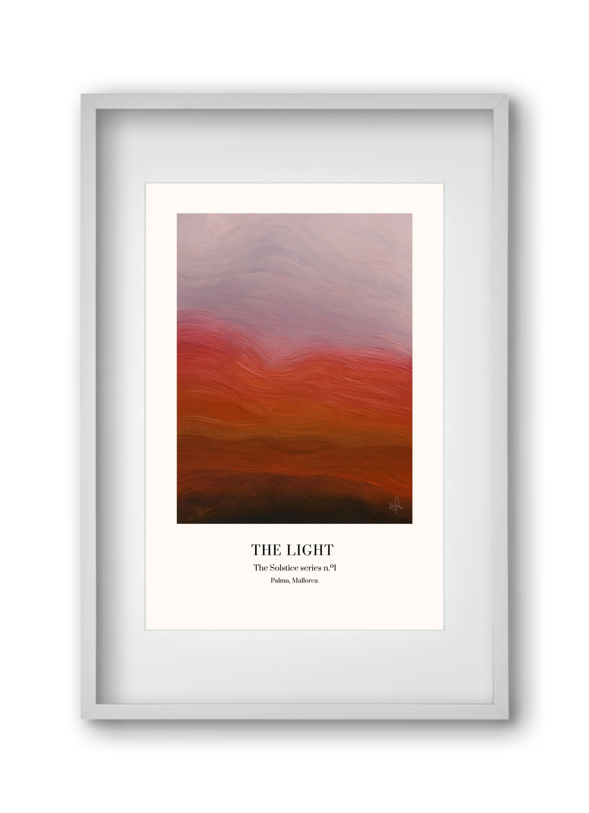 The Light, 30x45 cm (20x30 cm), Fehér keret, paszpartuval
