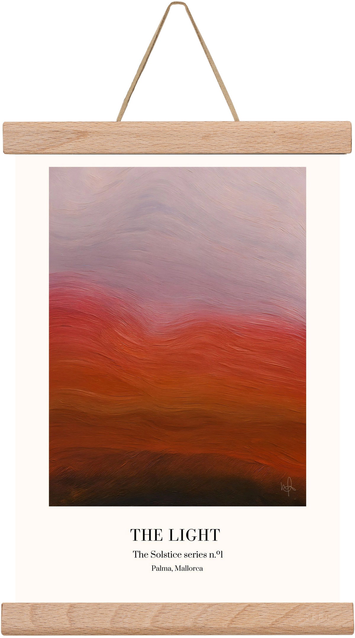 The Light, 20x30 cm (20x30 cm), Tölgy akasztó