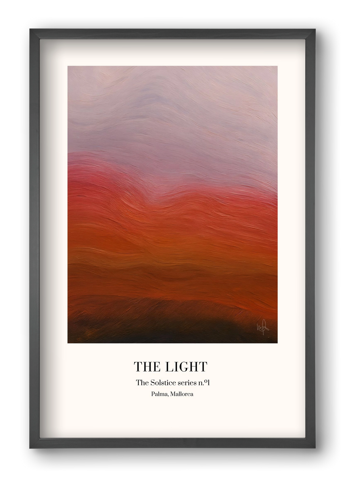The Light, 40x60 cm (40x60 cm), Fekete keret