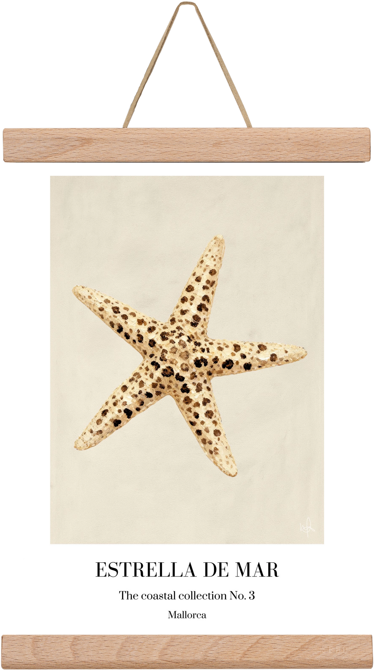 Estrella de mar, 20x30 cm (20x30 cm), Tölgy akasztó