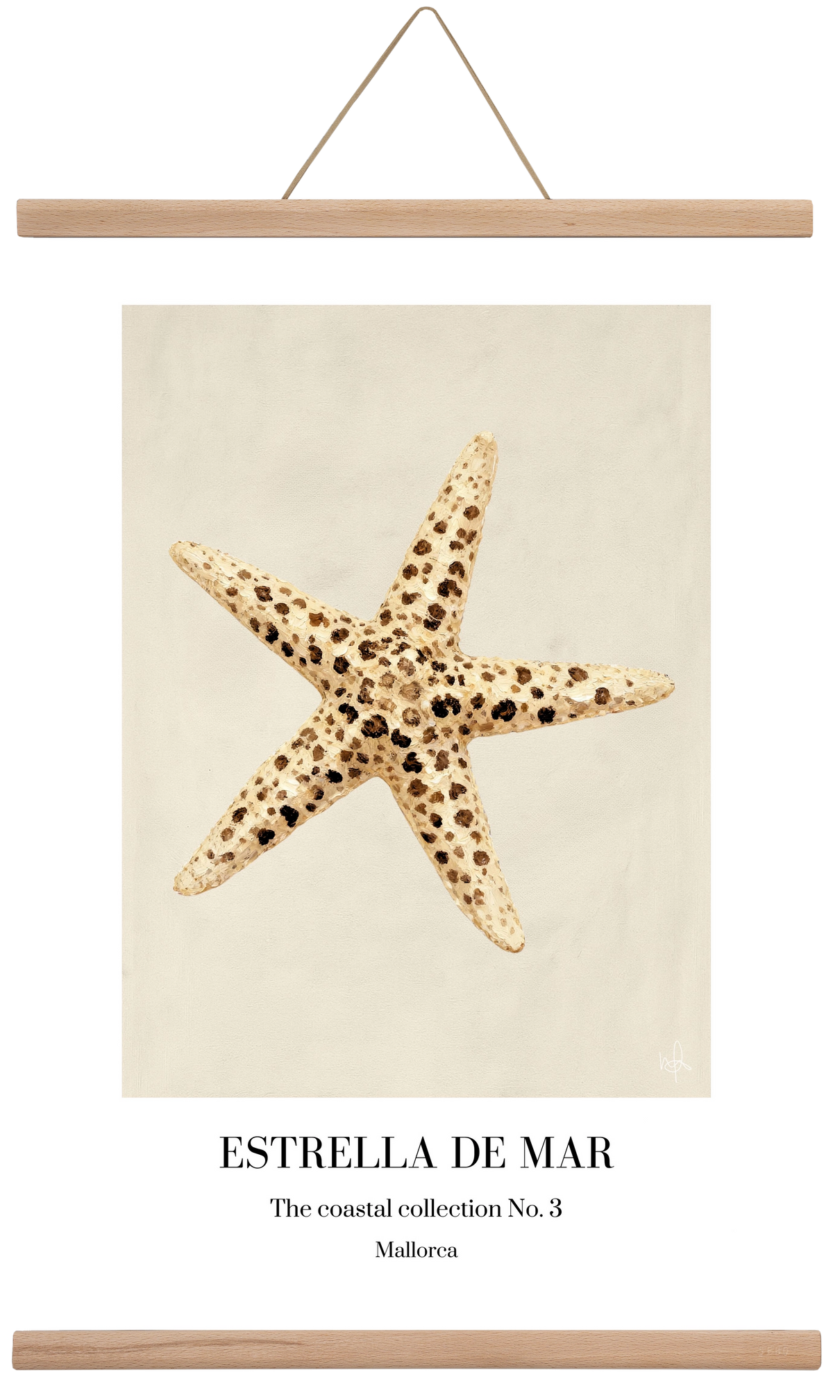 Estrella de mar, 40x60 cm (40x60 cm), Tölgy akasztó