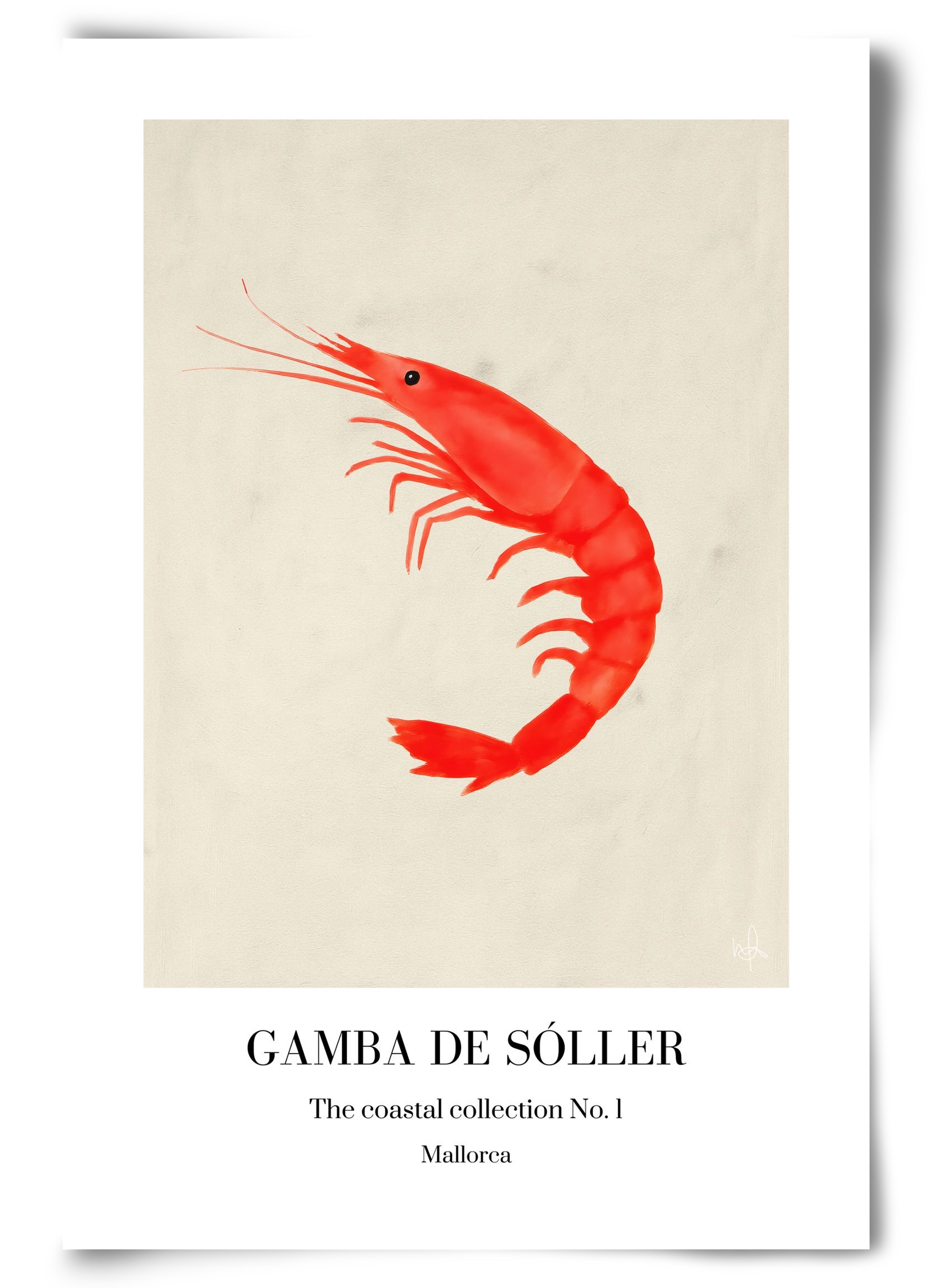 Gamba de soller, 60x90 cm, Keret nélkül
