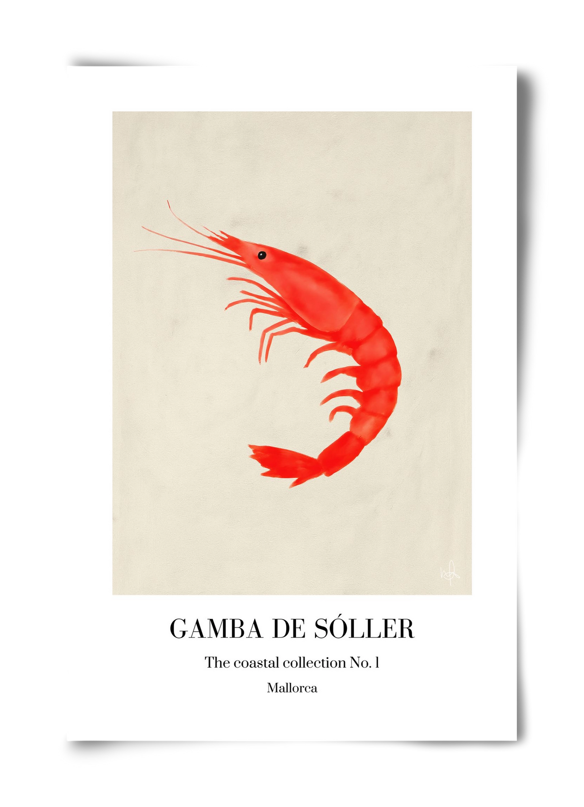 Gamba de soller, 40x60 cm, Keret nélkül