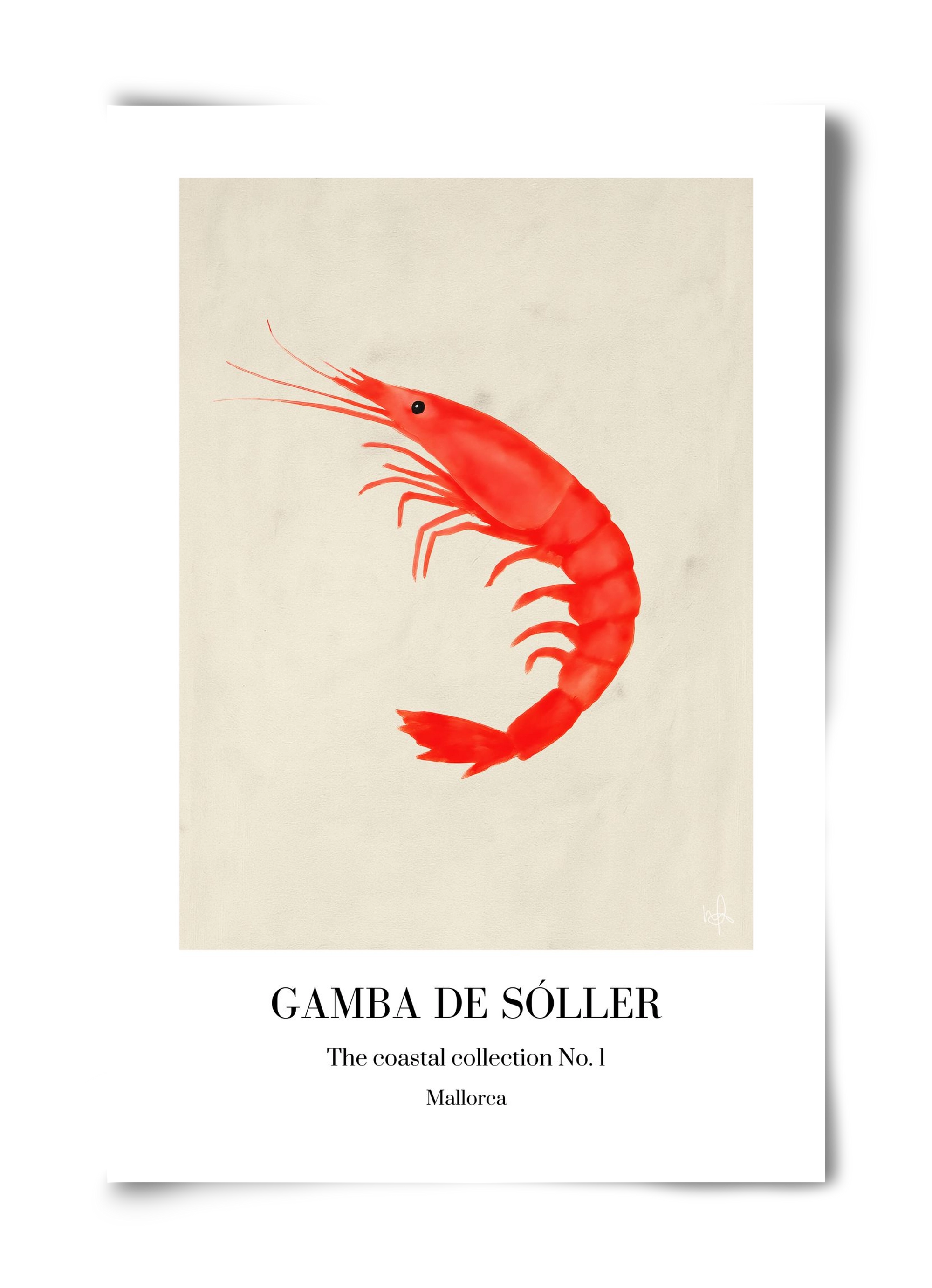 Gamba de soller, 40x60 cm, Keret nélkül