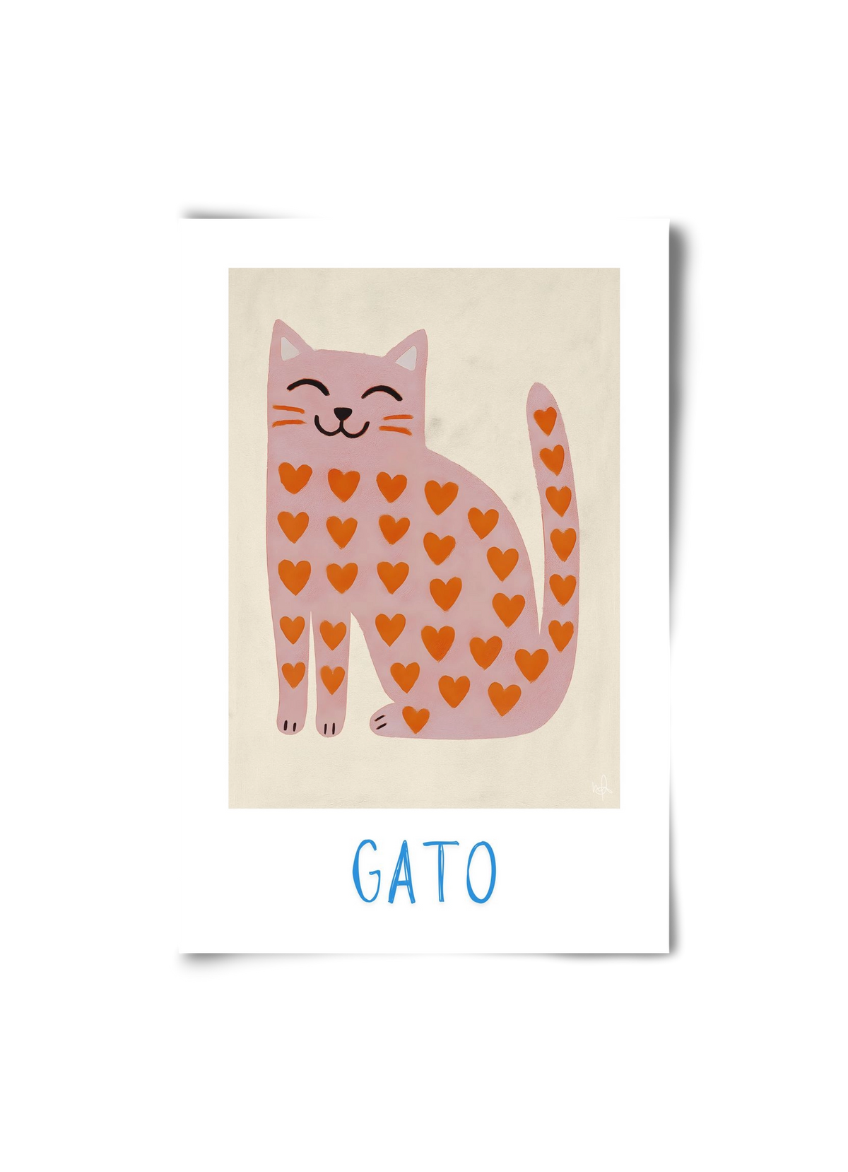 Gato , 20x30 cm, Keret nélkül