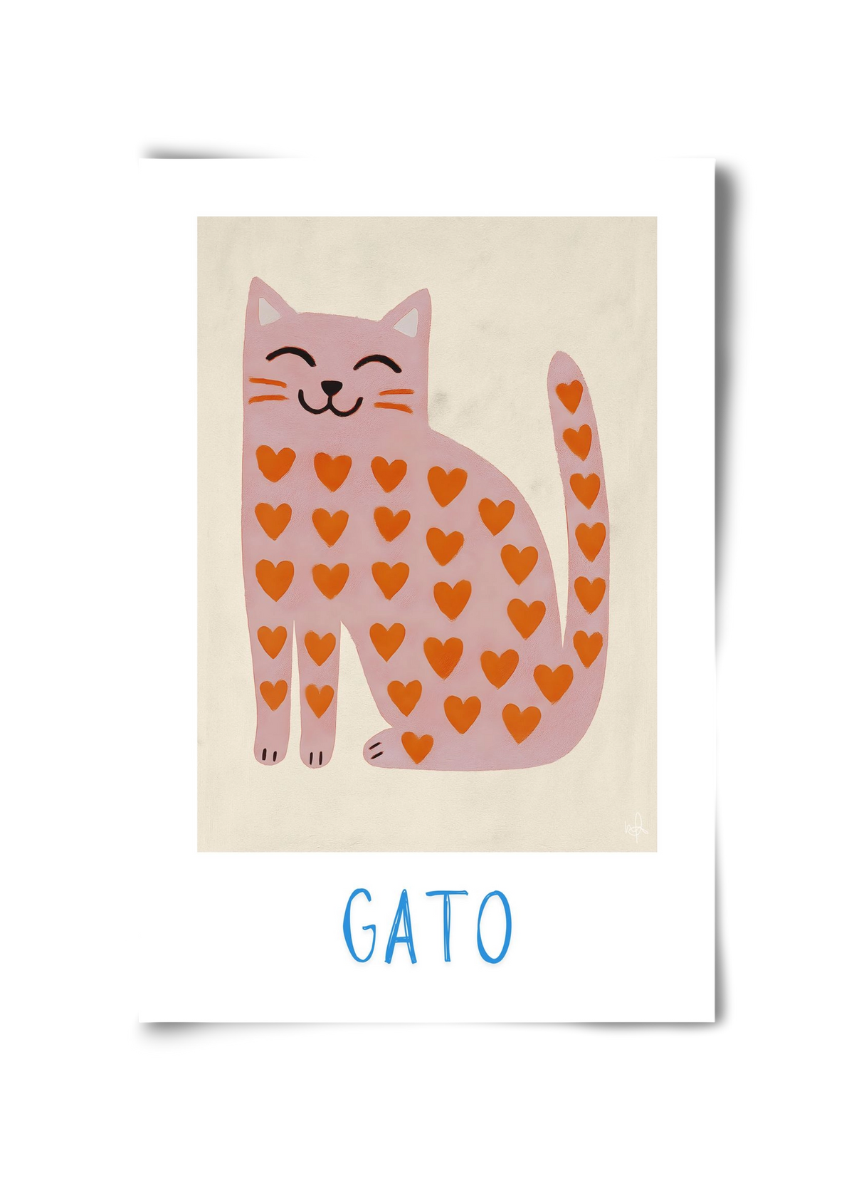 Gato , 30x45 cm, Keret nélkül