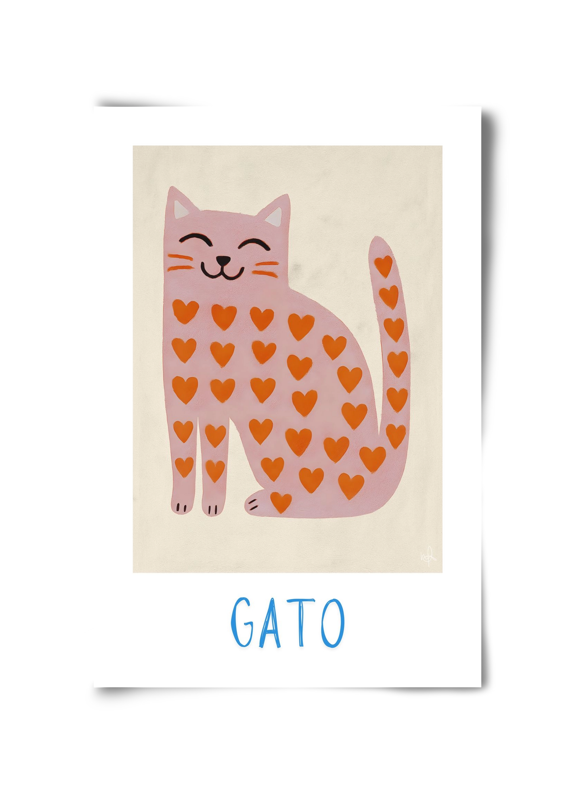 Gato , 30x45 cm, Keret nélkül