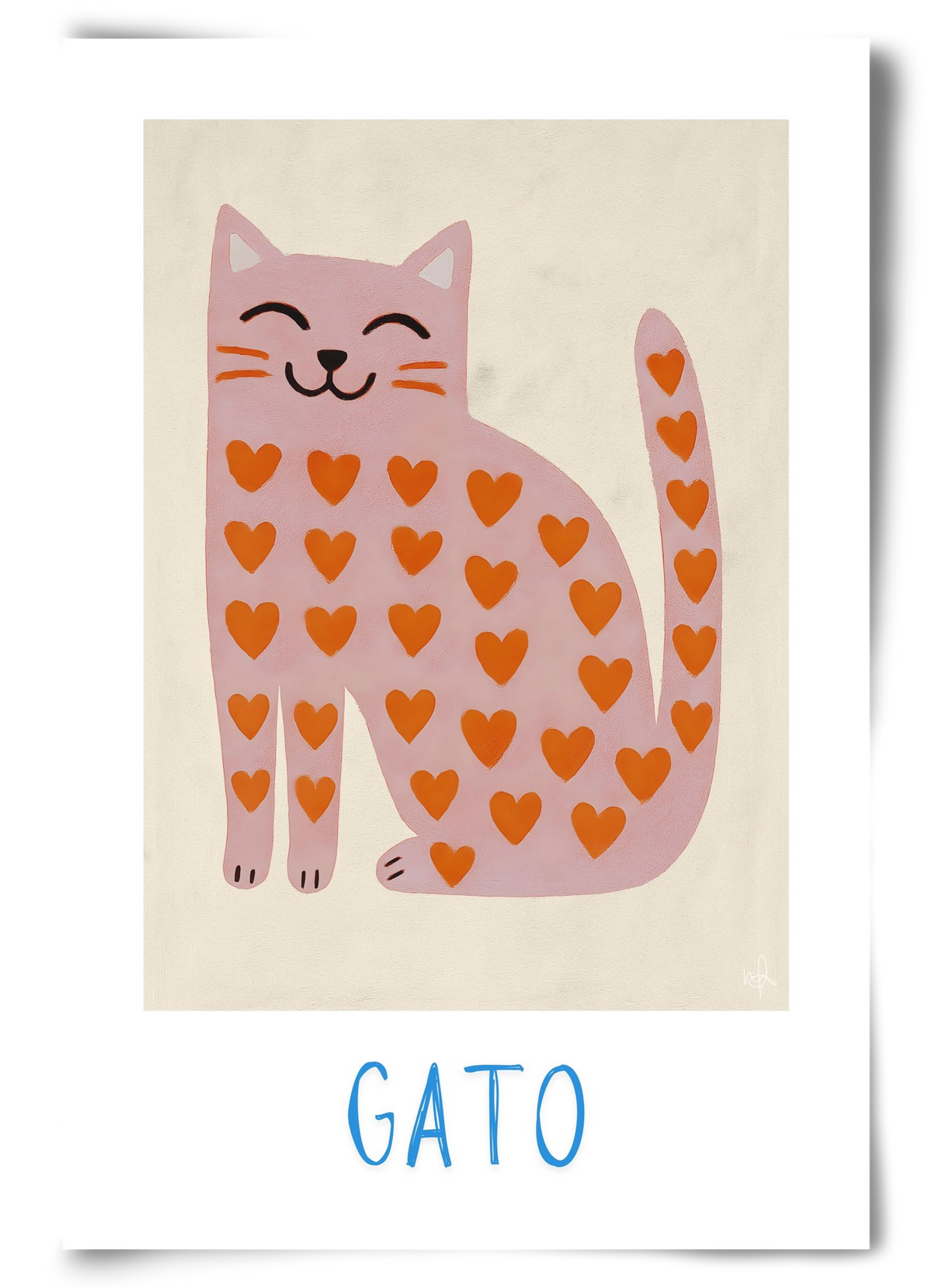 Gato , 60x90 cm, Keret nélkül