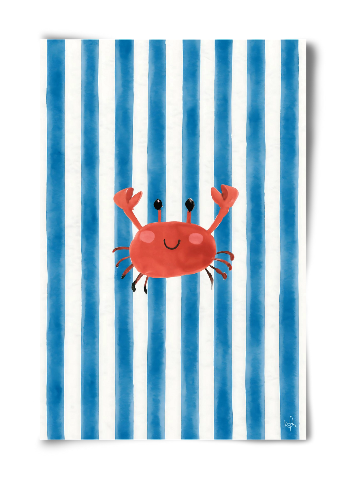happy crab, 40x60 cm, Keret nélkül