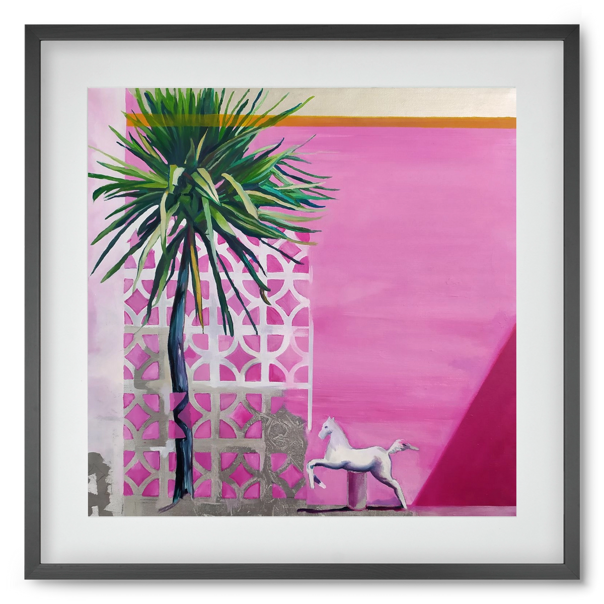 Breeze, 50x50 cm (40x40 cm), Fekete keret, paszpartuval