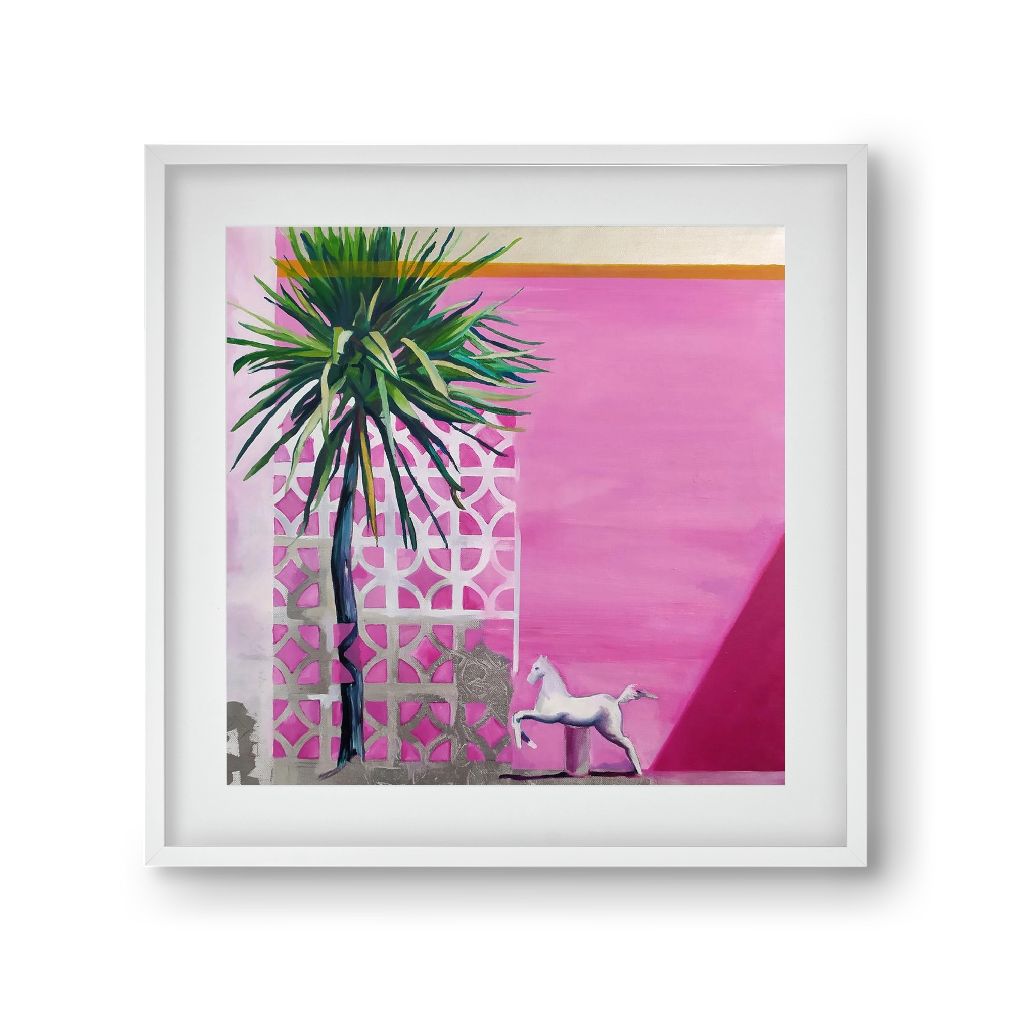 Breeze, 30x30 cm (20x20 cm), Fehér keret, paszpartuval