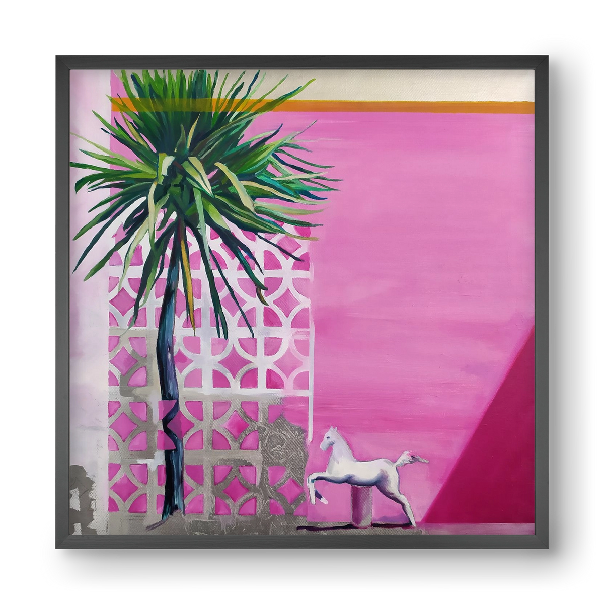 Breeze, 40x40 cm (40x40 cm), Fekete keret