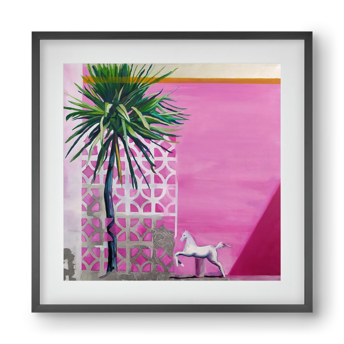 Breeze, 40x40 cm (30x30 cm), Fekete keret, paszpartuval