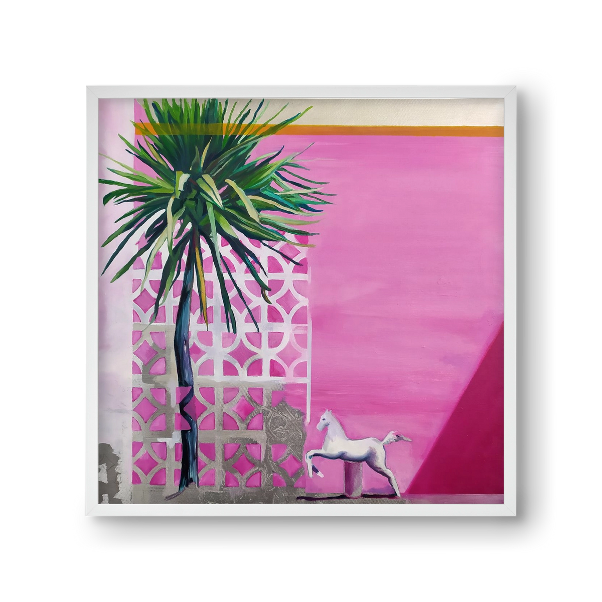 Breeze, 30x30 cm (30x30 cm), Fehér keret