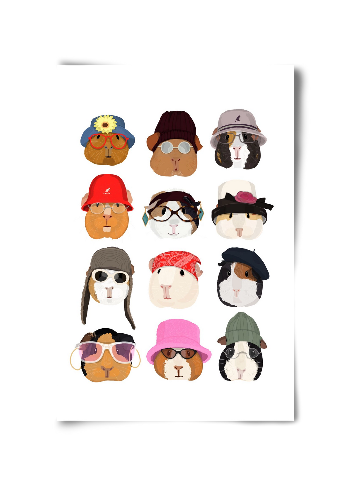 Guinea Pigs in the 1990's, 30x45 cm, Keret nélkül