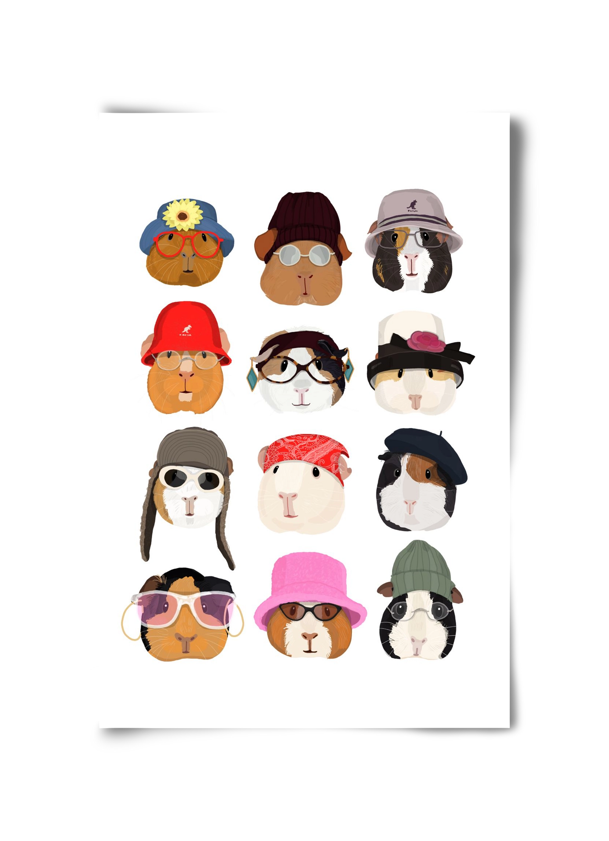 Guinea Pigs in the 1990's, 30x45 cm, Keret nélkül