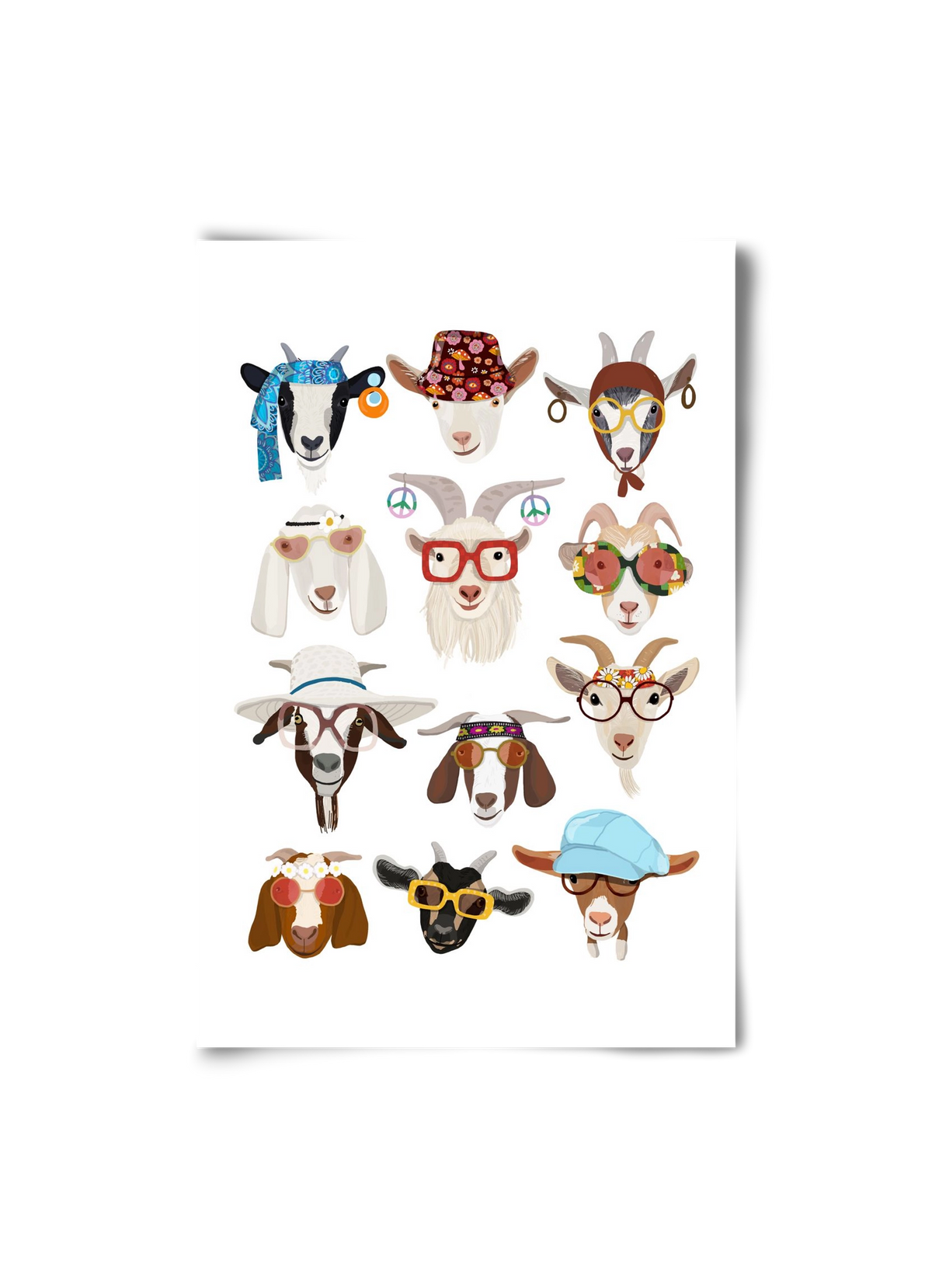 Goats in the 1970's , 20x30 cm, Keret nélkül