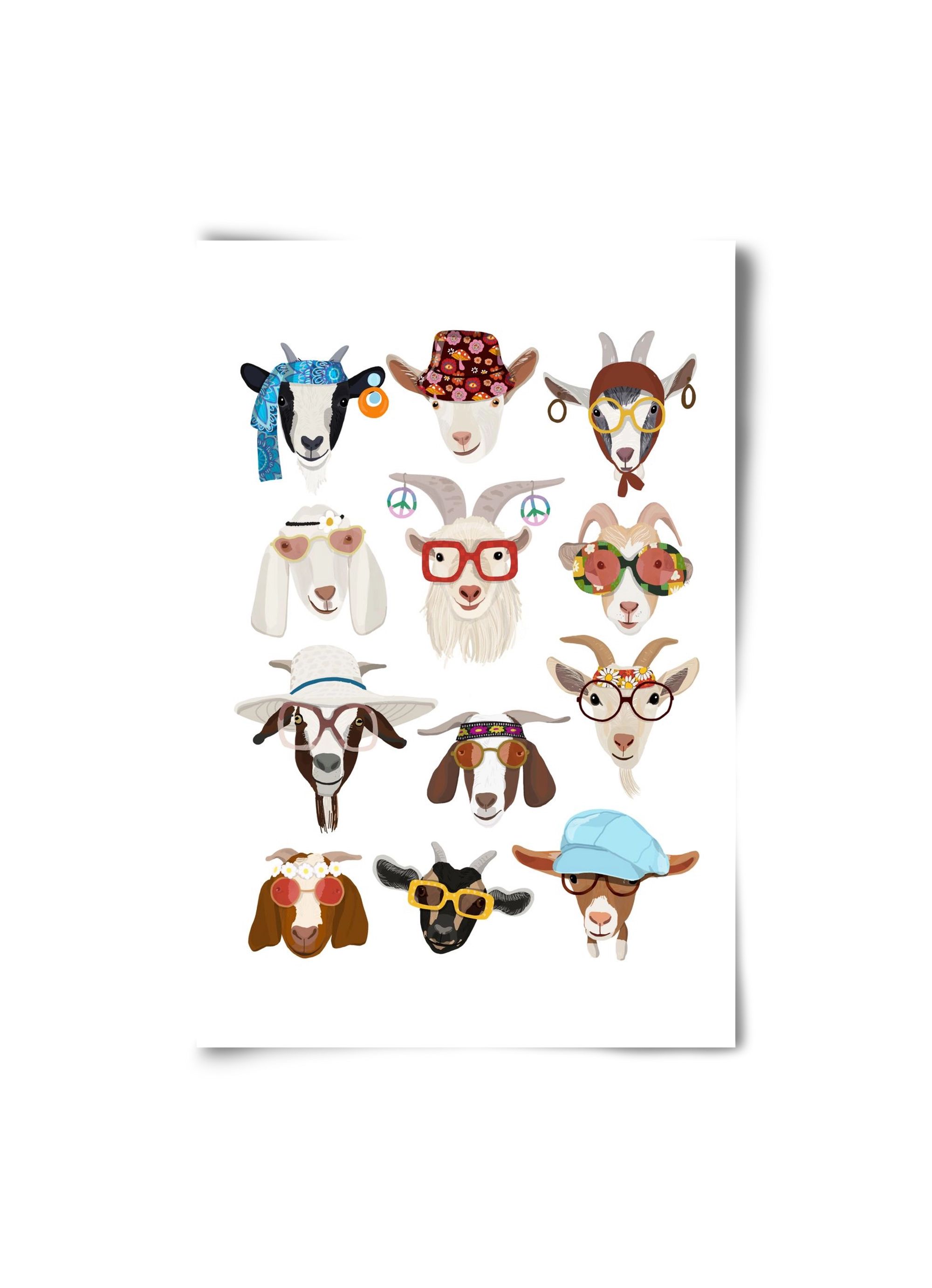 Goats in the 1970's , 20x30 cm, Keret nélkül