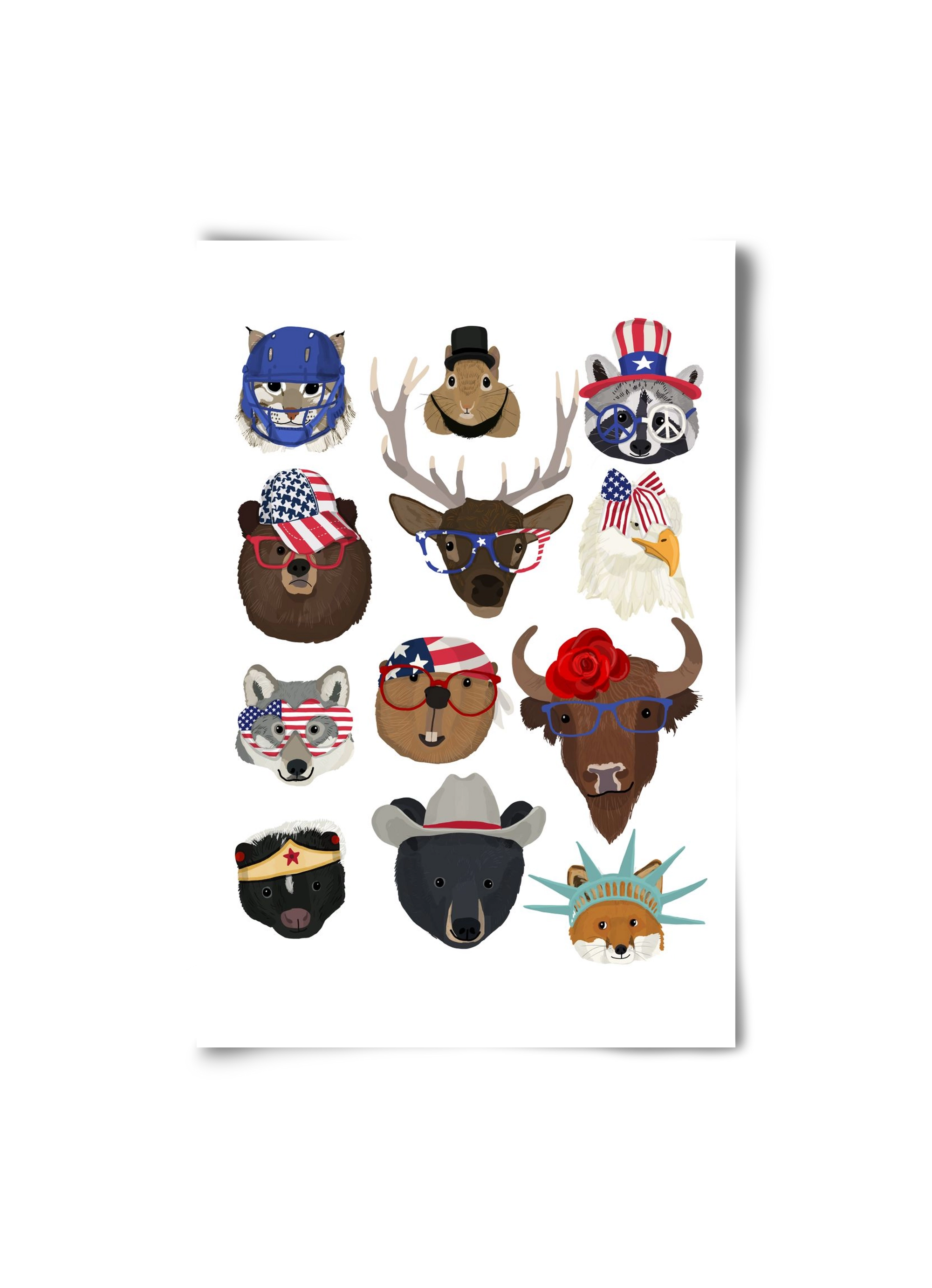 Animals of the planet USA, 20x30 cm, Keret nélkül