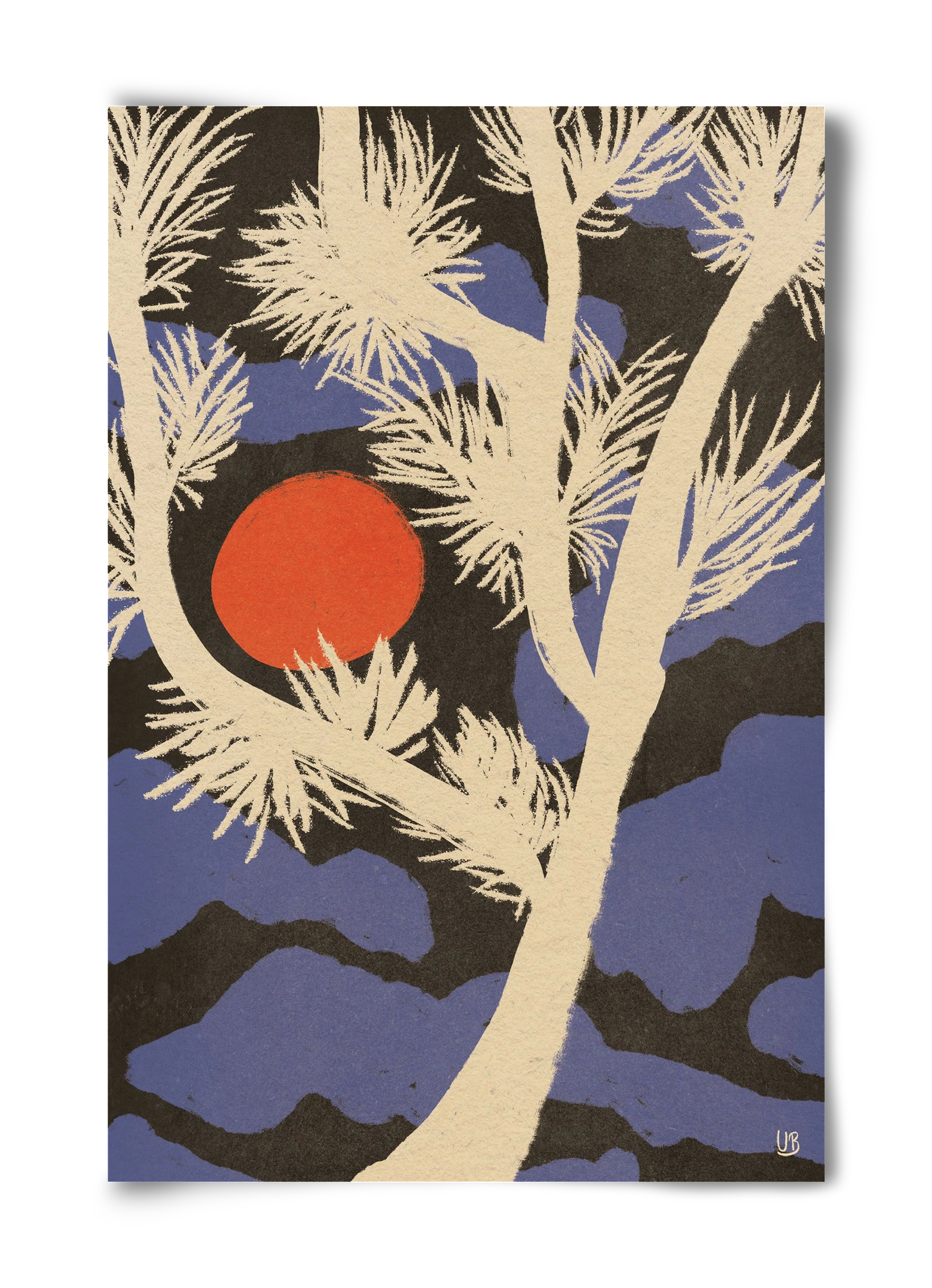Japanese skies, 40x60 cm, Keret nélkül