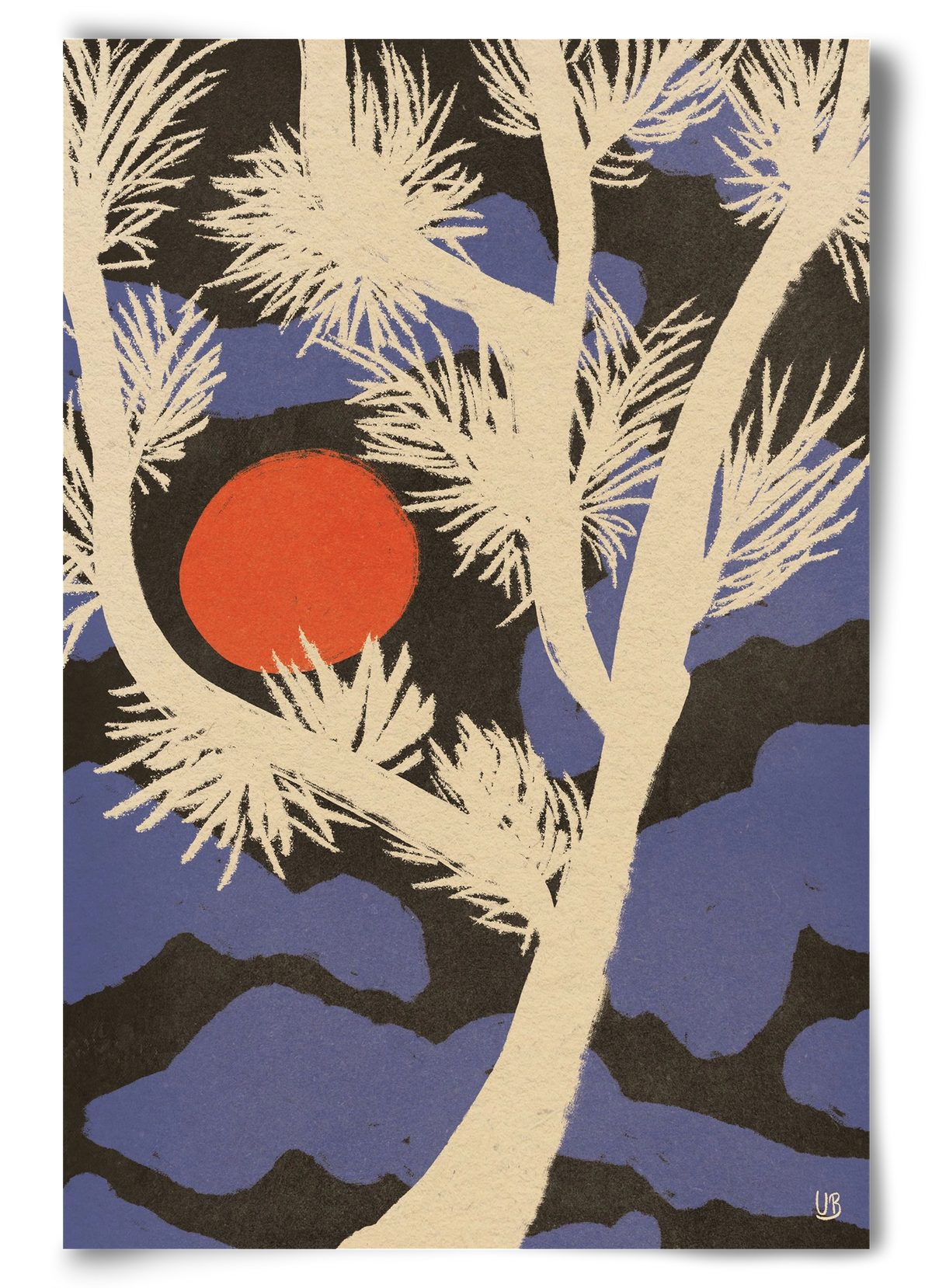 Japanese skies, 60x90 cm, Keret nélkül