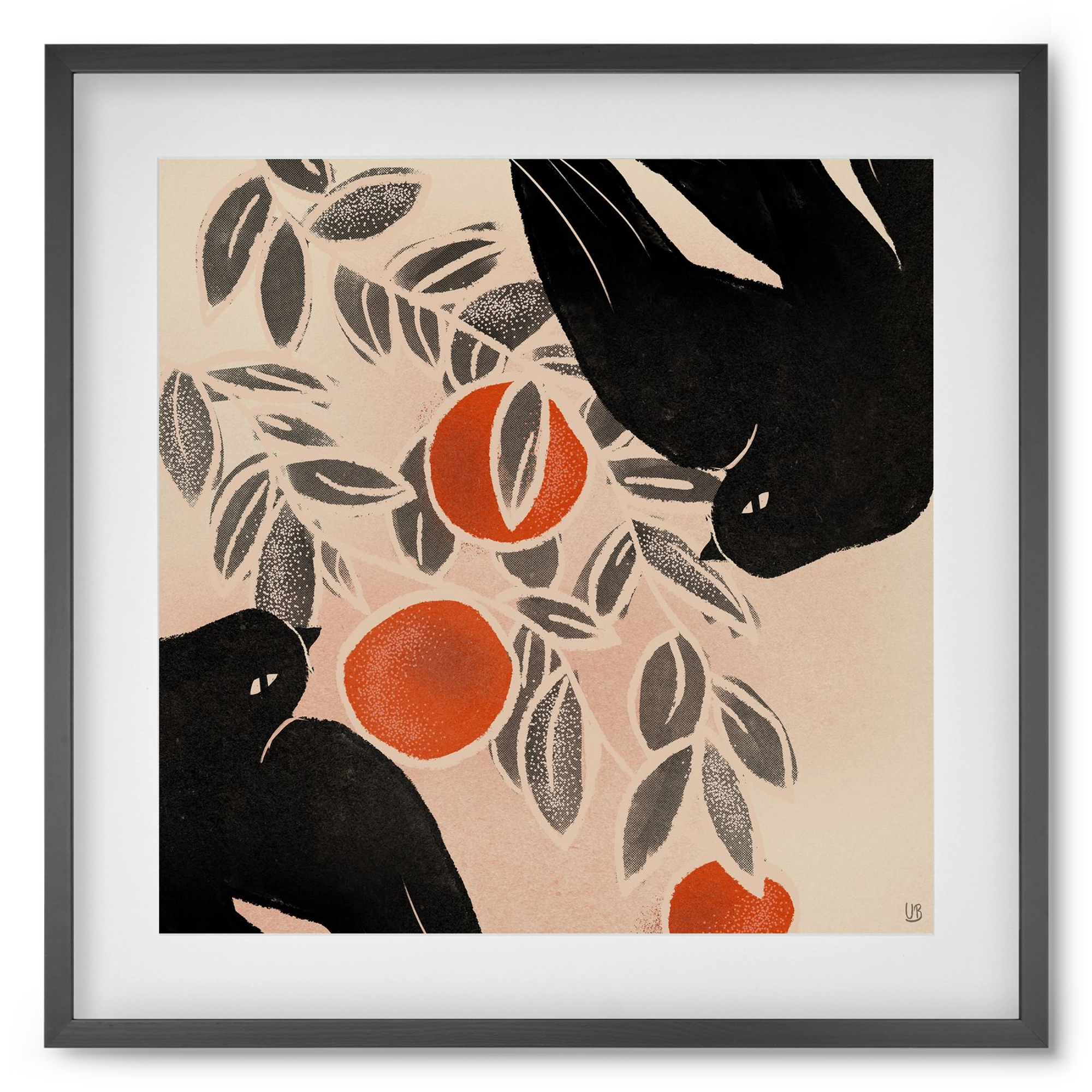 Fruits of autumn, 50x50 cm (40x40 cm), Fekete keret, paszpartuval