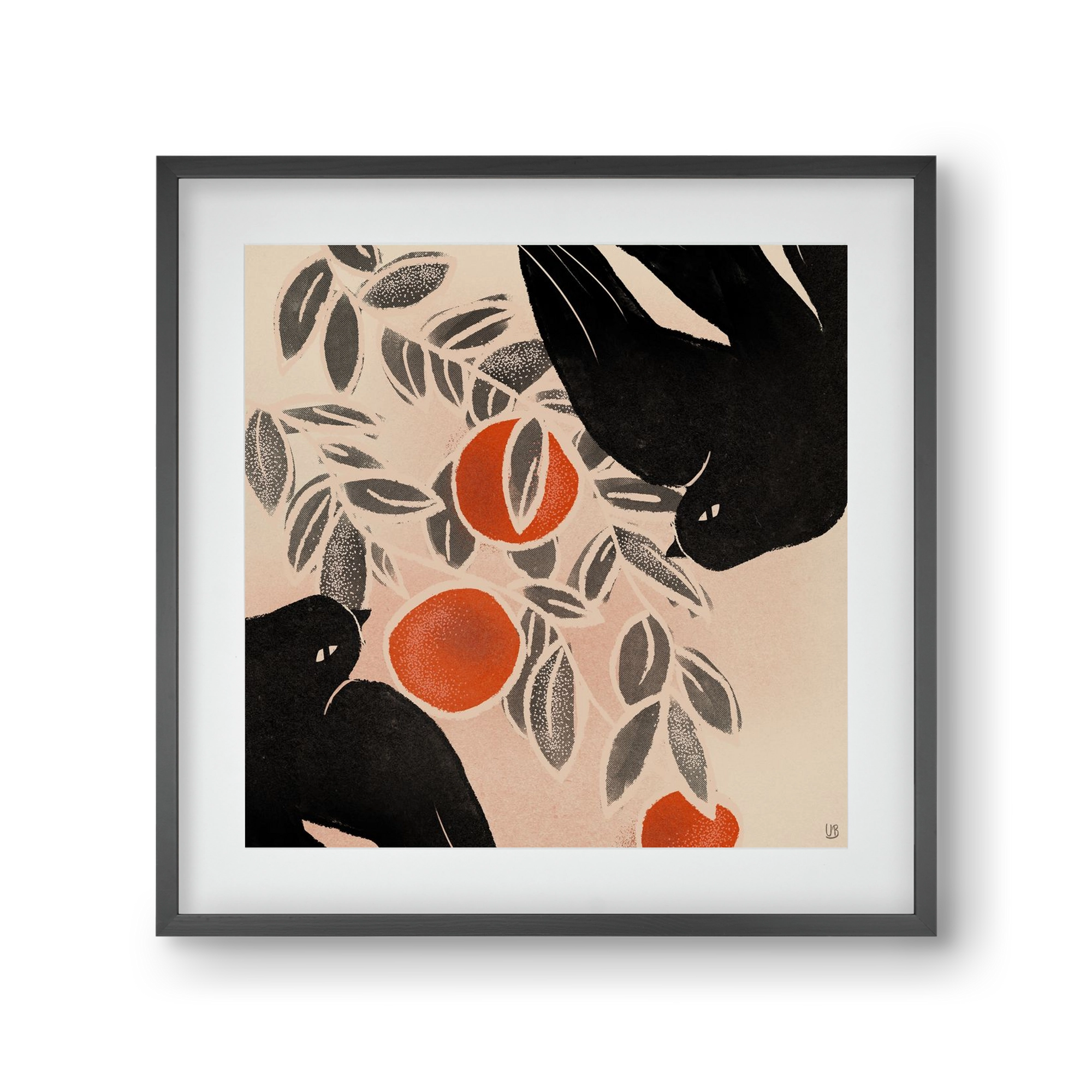 Fruits of autumn, 30x30 cm (20x20 cm), Fekete keret, paszpartuval