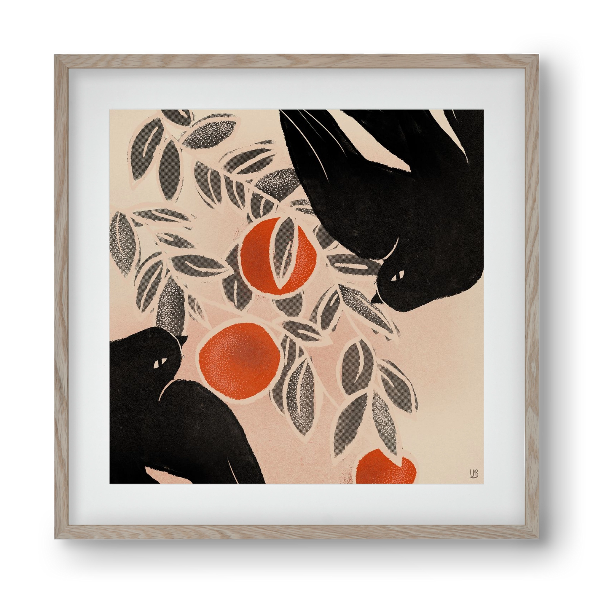 Fruits of autumn, 40x40 cm (30x30 cm), Tölgy keret, paszpartuval