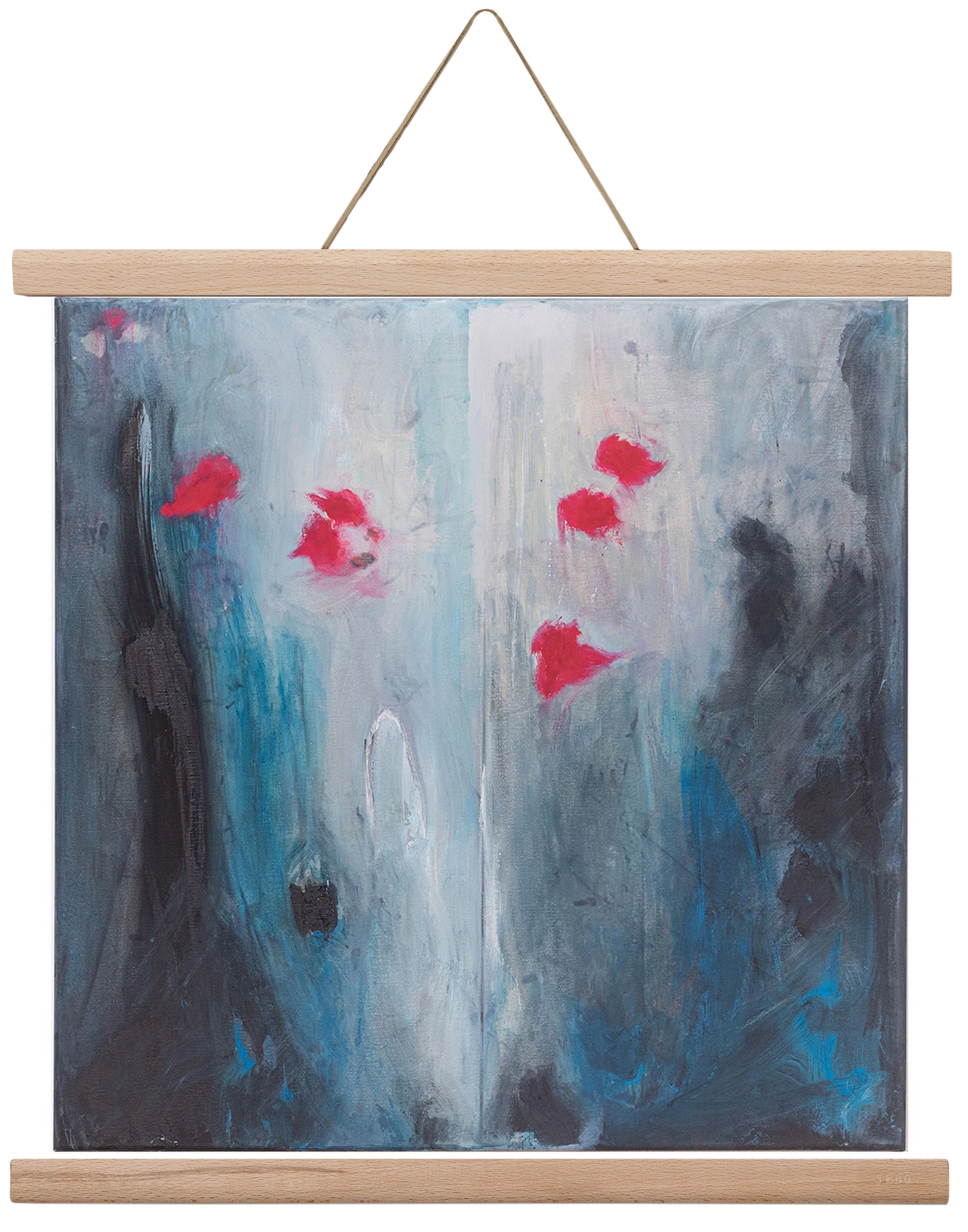 beengedett, 40x40 cm (40x40 cm), Tölgy akasztó